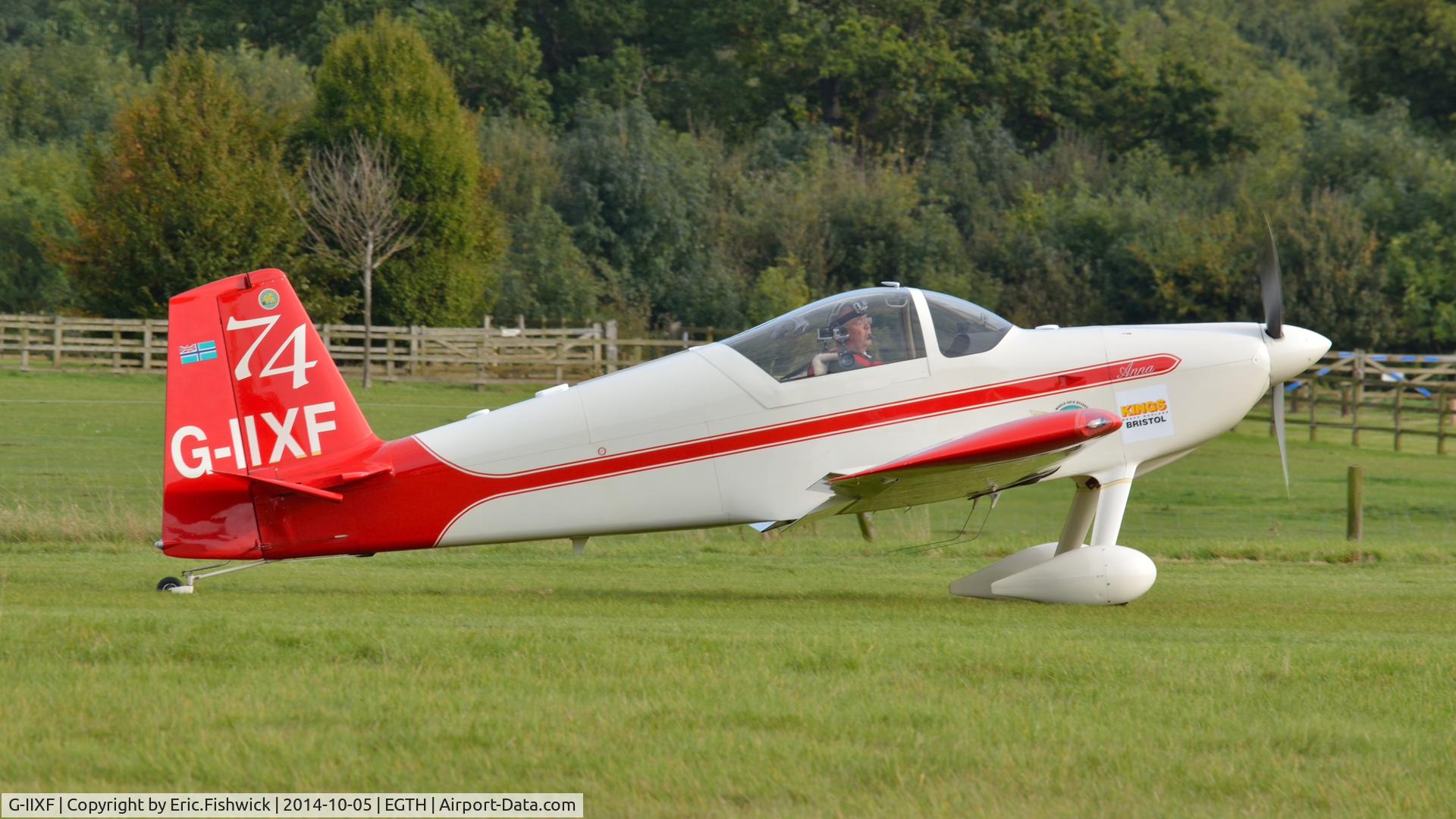 G-IIXF, 2007 Vans RV-7 C/N PFA 323-13844, 2. G-IIXF at the rousing season finale Race Day Air Show at Shuttleworth, Oct. 2014.