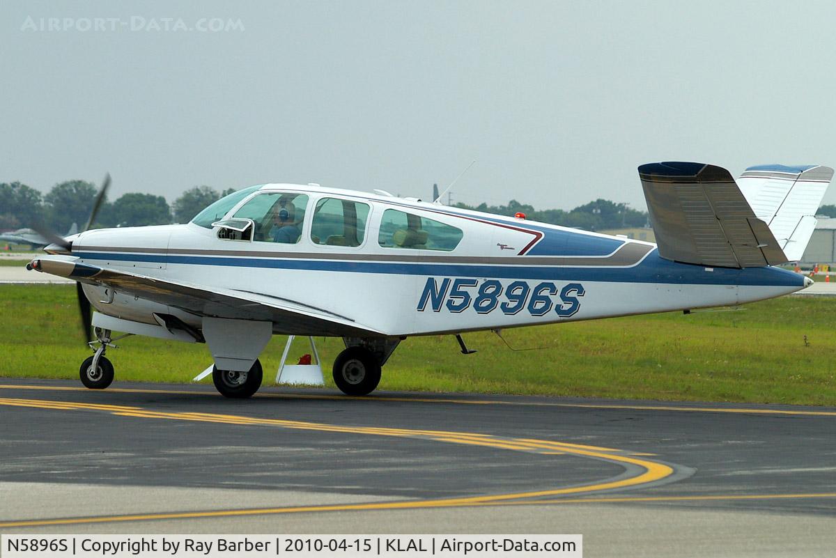 N5896S, 1965 Beech S35 Bonanza C/N D-7826, Beech S35 Bonanza [D-7826] Lakeland-Linder~N 15/04/2010