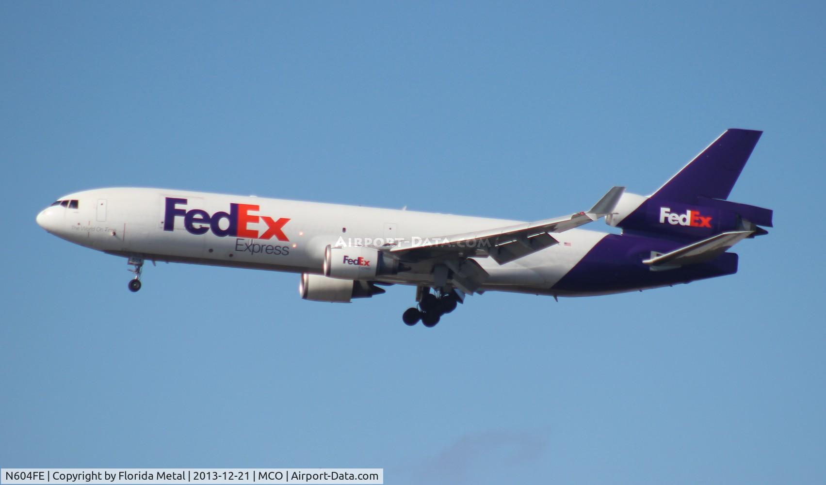 N604FE, 1992 McDonnell Douglas MD-11F C/N 48460, Fed Ex