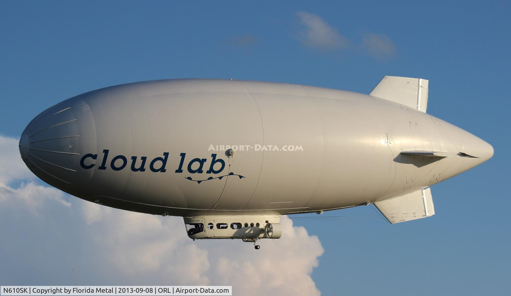 N610SK, 1996 Westinghouse Airships Inc Skyship 600 C/N 600-10, Cloud Lab