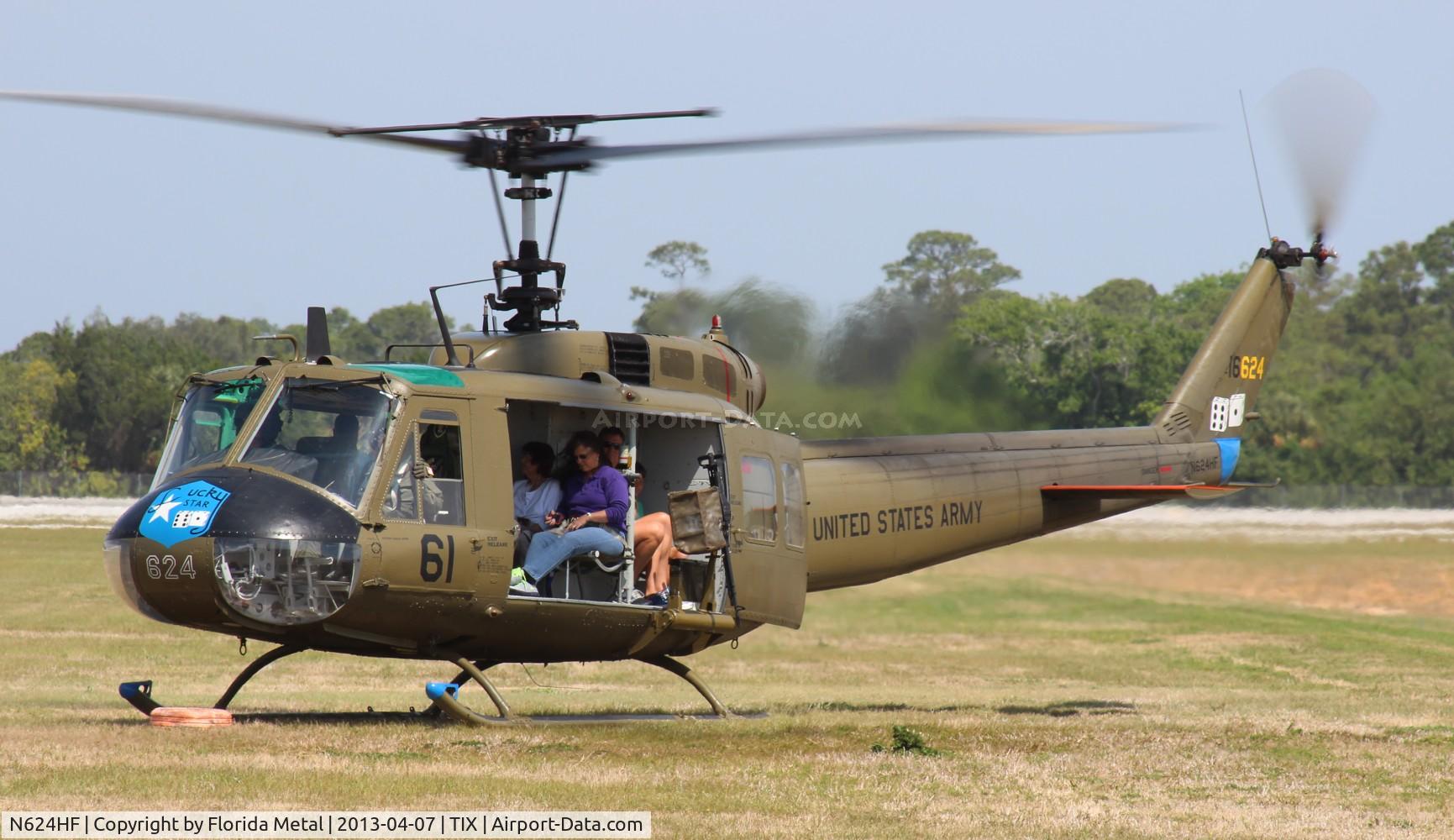 N624HF, 1966 Bell UH-1D Iroquois C/N 8819, UH-1H