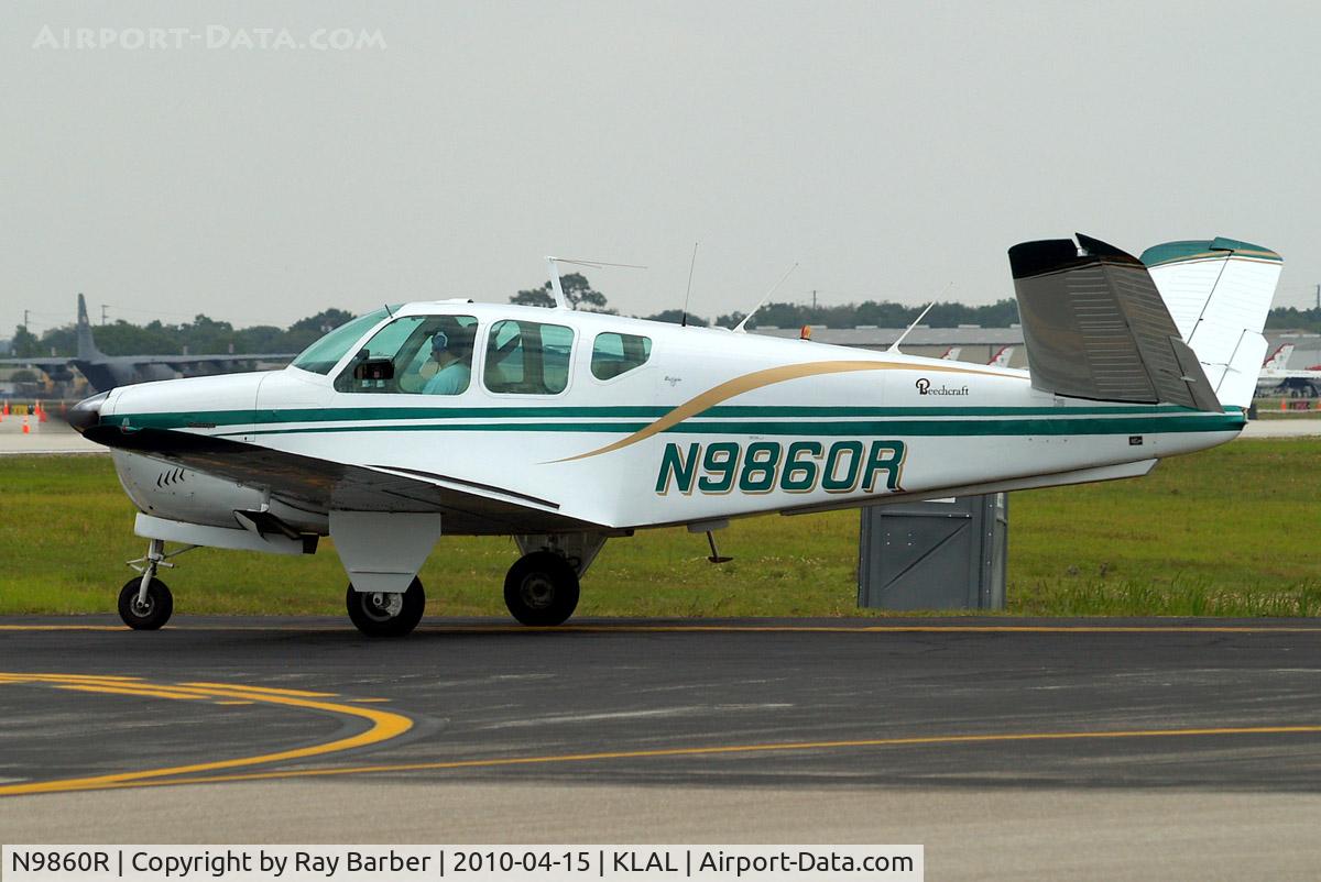 N9860R, 1960 Beech M35 Bonanza C/N D-6407, Beech M35 Bonanza [D-6407] Lakeland-Linder~N 15/04/2010
