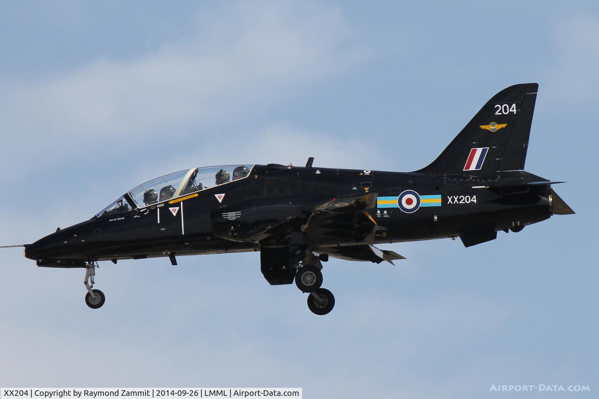 XX204, 1978 Hawker Siddeley Hawk T.1A C/N 051/312051, Hawk T.1A XX204/204 208Sqd RAF