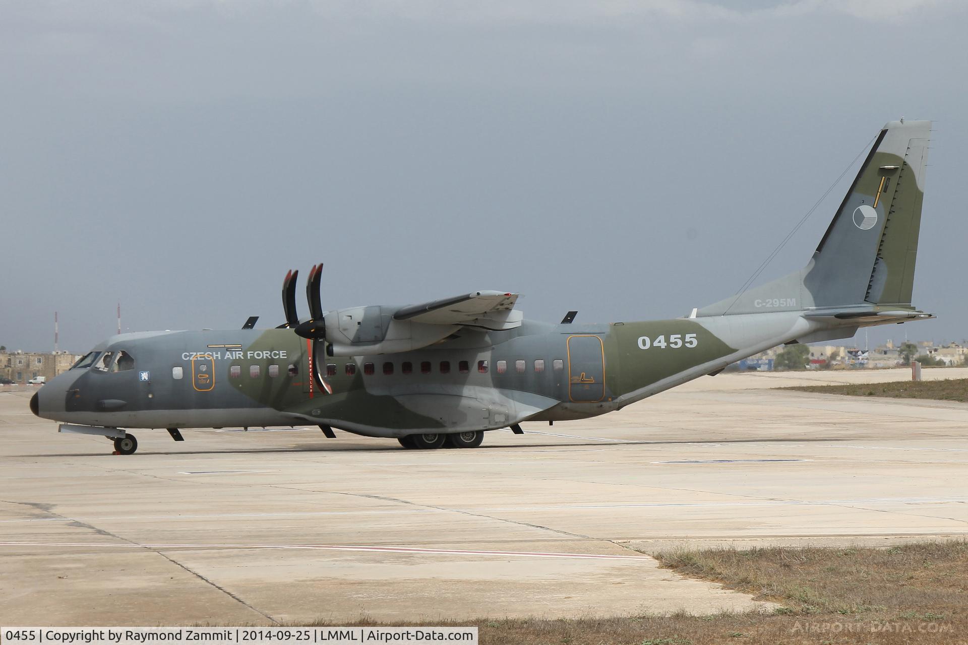 0455, CASA C-295M C/N S-075, Casa C-295 0455 of Czech Air Force