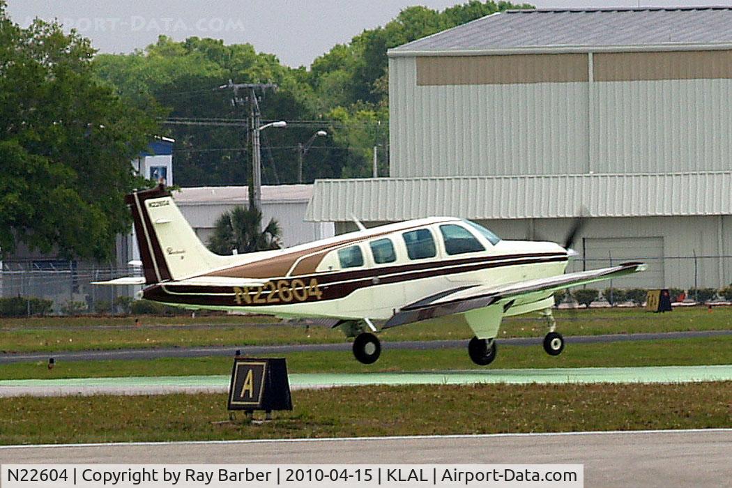 N22604, 1978 Beech A36 Bonanza 36 C/N E-1287, Beech A36 Bonanza 36 [E-1287] Lakeland-Linder~N 15/04/2010