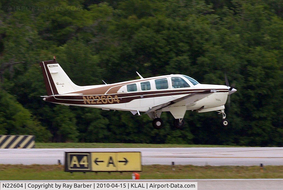 N22604, 1978 Beech A36 Bonanza 36 C/N E-1287, Beech A36 Bonanza 36 [E-1287] Lakeland-Linder~N 15/04/2010