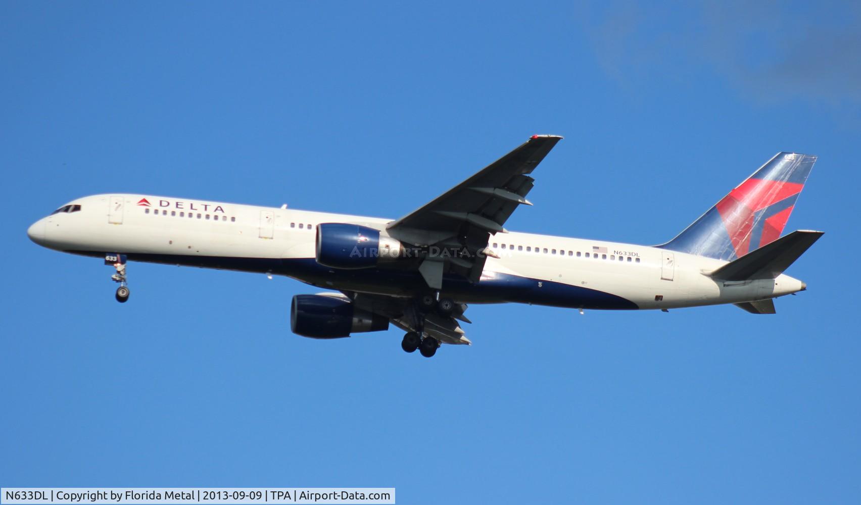 N633DL, 1987 Boeing 757-232 C/N 23614, Delta