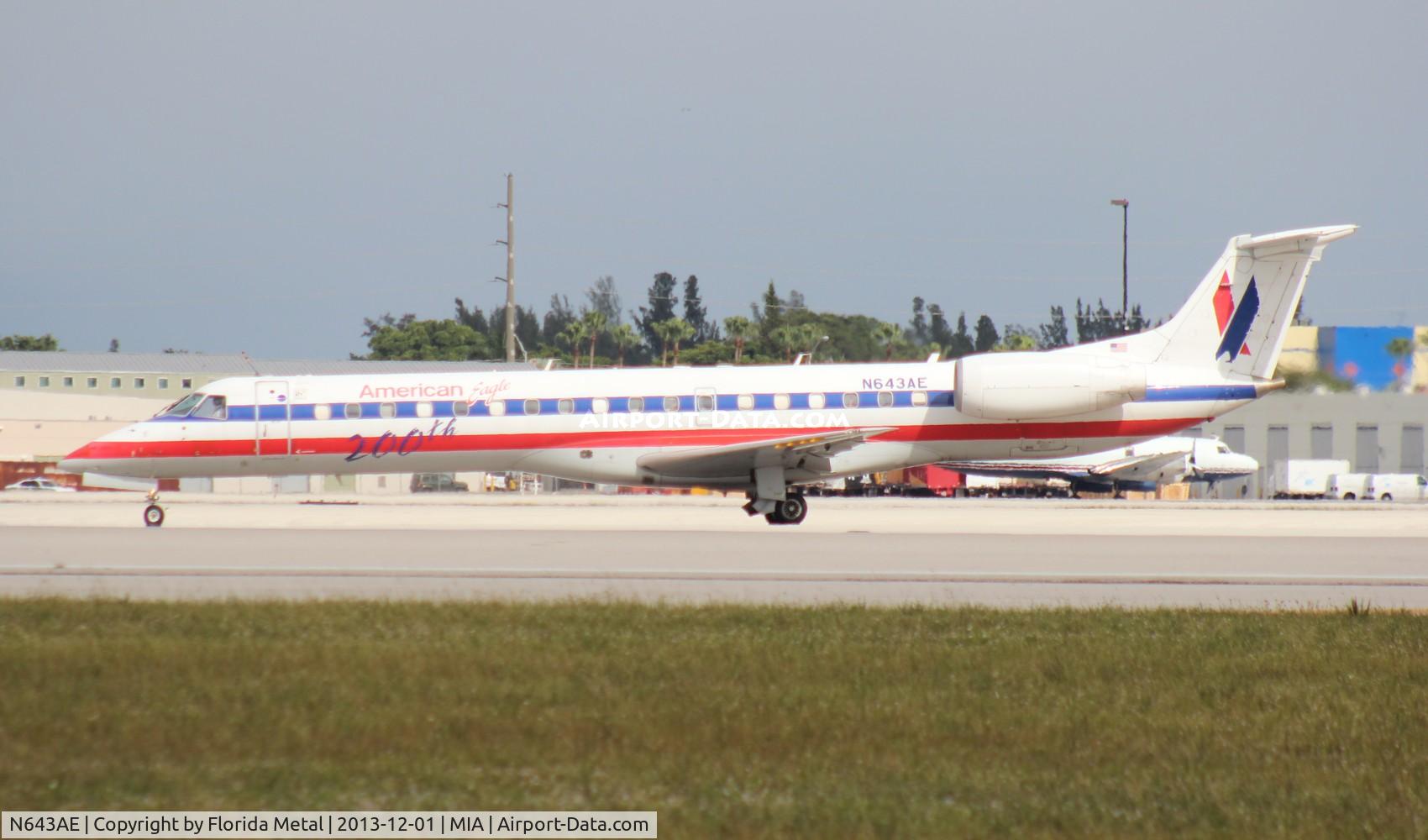 N643AE, 1999 Embraer ERJ-145LR (EMB-145LR) C/N 145200, Eagle