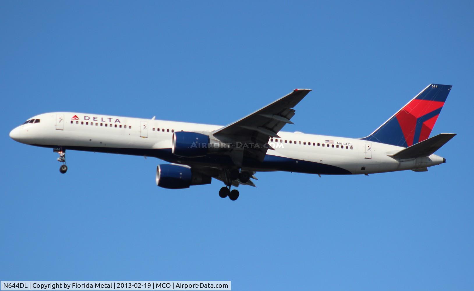 N644DL, 1989 Boeing 757-232 C/N 23998, Delta