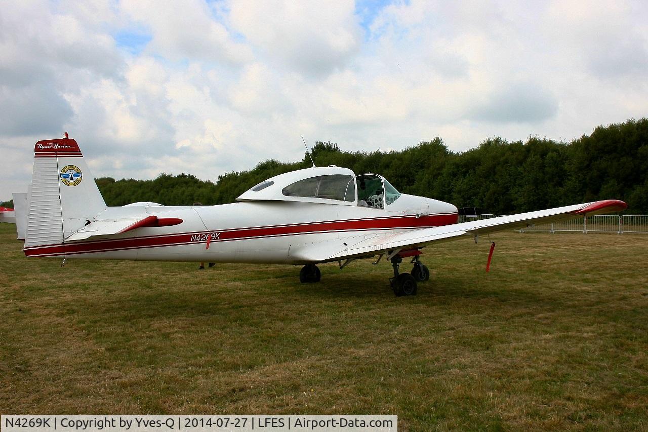 N4269K, 1948 Ryan Navion A C/N NAV-4-1269, Ryan Navion A, Static display, Guiscriff airfield (LFES) open day 2014