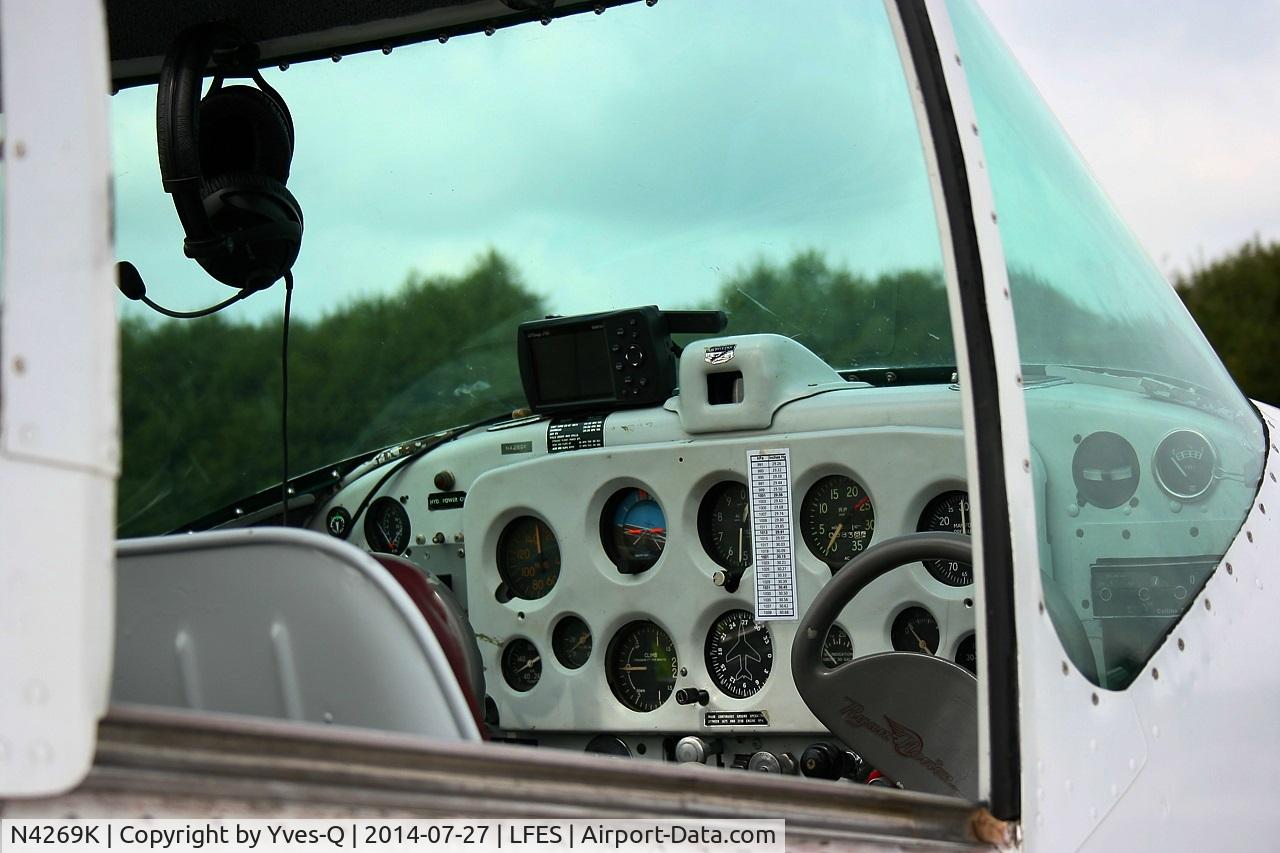 N4269K, 1948 Ryan Navion A C/N NAV-4-1269, Ryan Navion A, Close view of cockpit, Guiscriff airfield (LFES) open day 2014