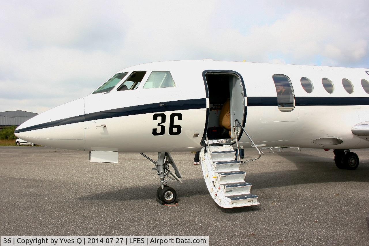 36, 1980 Dassault Falcon 50 C/N 36, French naval aviation Dassault Falcon 50, Static display, Guiscriff airfield (LFES) open day 2014