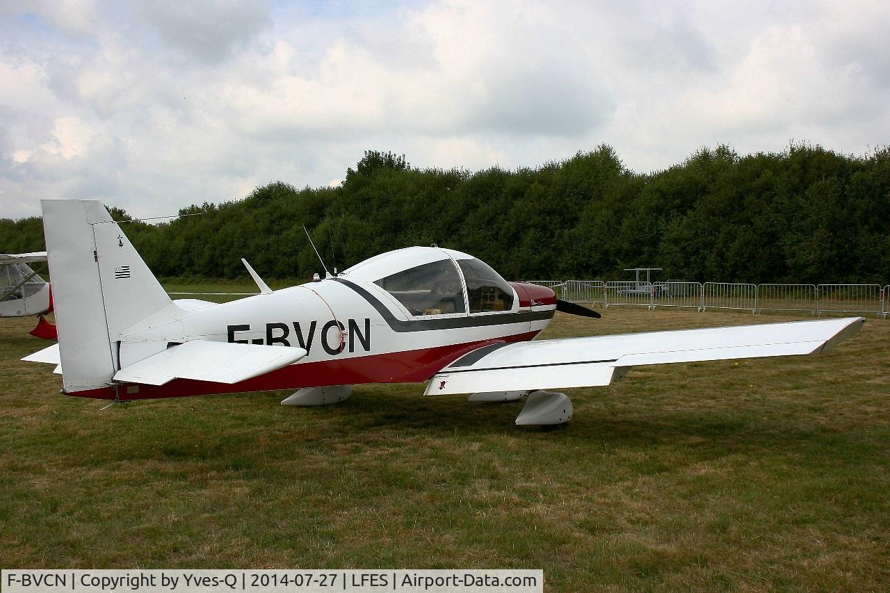 F-BVCN, 1974 Robin HR-200-100 Club C/N 22, Robin HR-200-100 Club, Static display, Guiscriff airfield (LFES) open day 2014