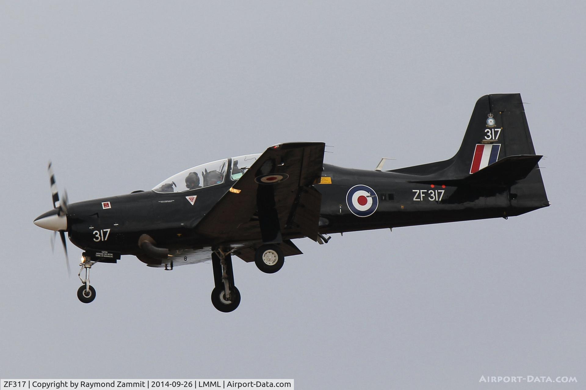 ZF317, Short S-312 Tucano T1 C/N S098/T69, Short Tucano ZF317 72Sqd RAF
