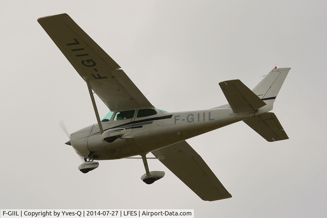 F-GIIL, Reims F172N Skyhawk C/N 172-72705, Reims F172N Skyhawk, Take off rwy 03, Guiscriff airfield (LFES) open day 2014