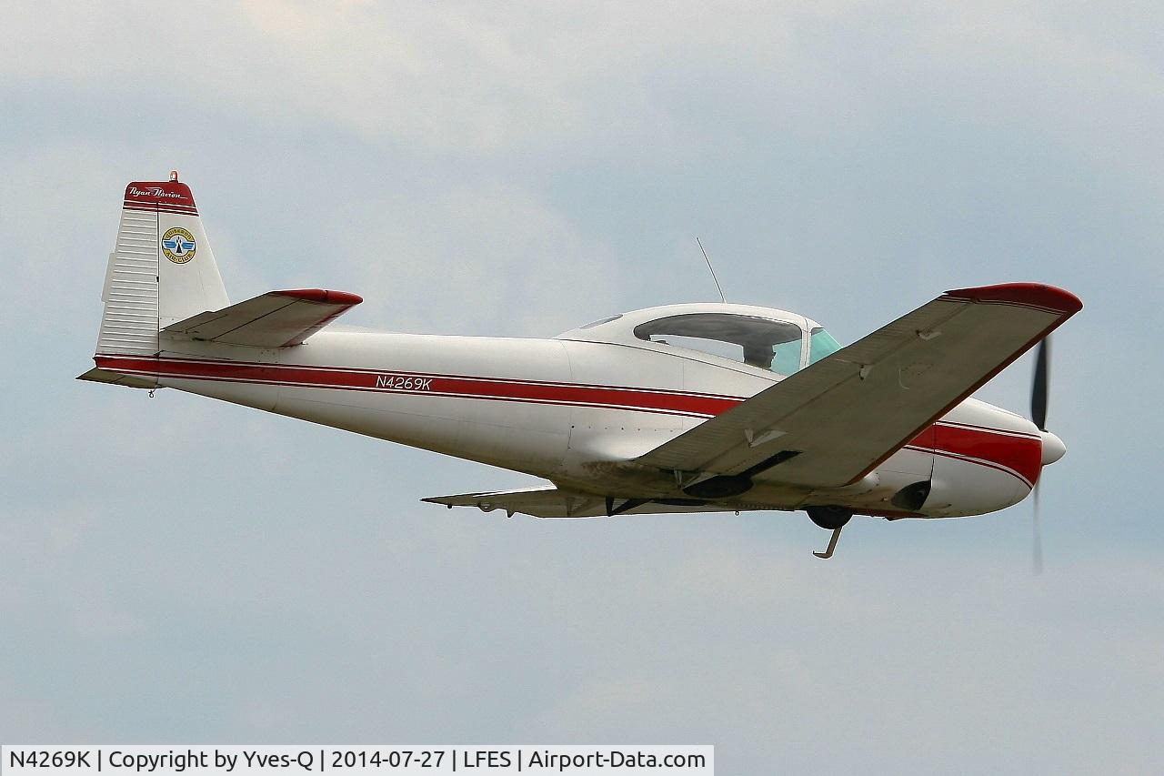 N4269K, 1948 Ryan Navion A C/N NAV-4-1269, Ryan Navion A, Static display, Guiscriff airfield (LFES) open day 2014