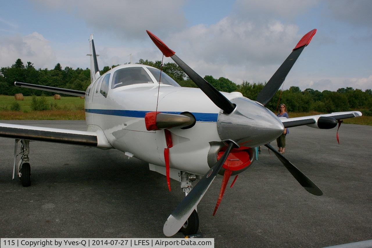 115, Socata TBM-700 C/N 115, Socata TBM-700, Static display, Guiscriff airfield (LFES) open day 2014
