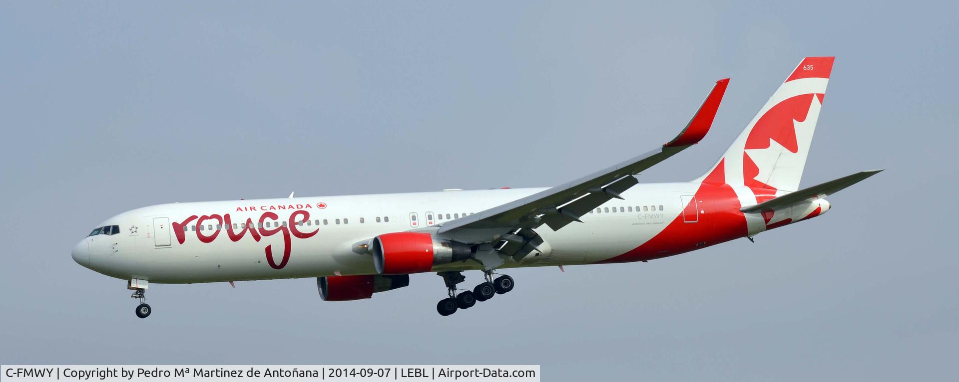 C-FMWY, 1995 Boeing 767-333/ER C/N 25587, El Prat - Barcelona