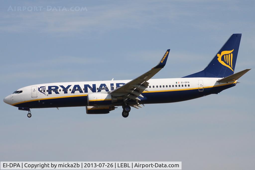 EI-DPA, 2006 Boeing 737-8AS C/N 33602, Landing