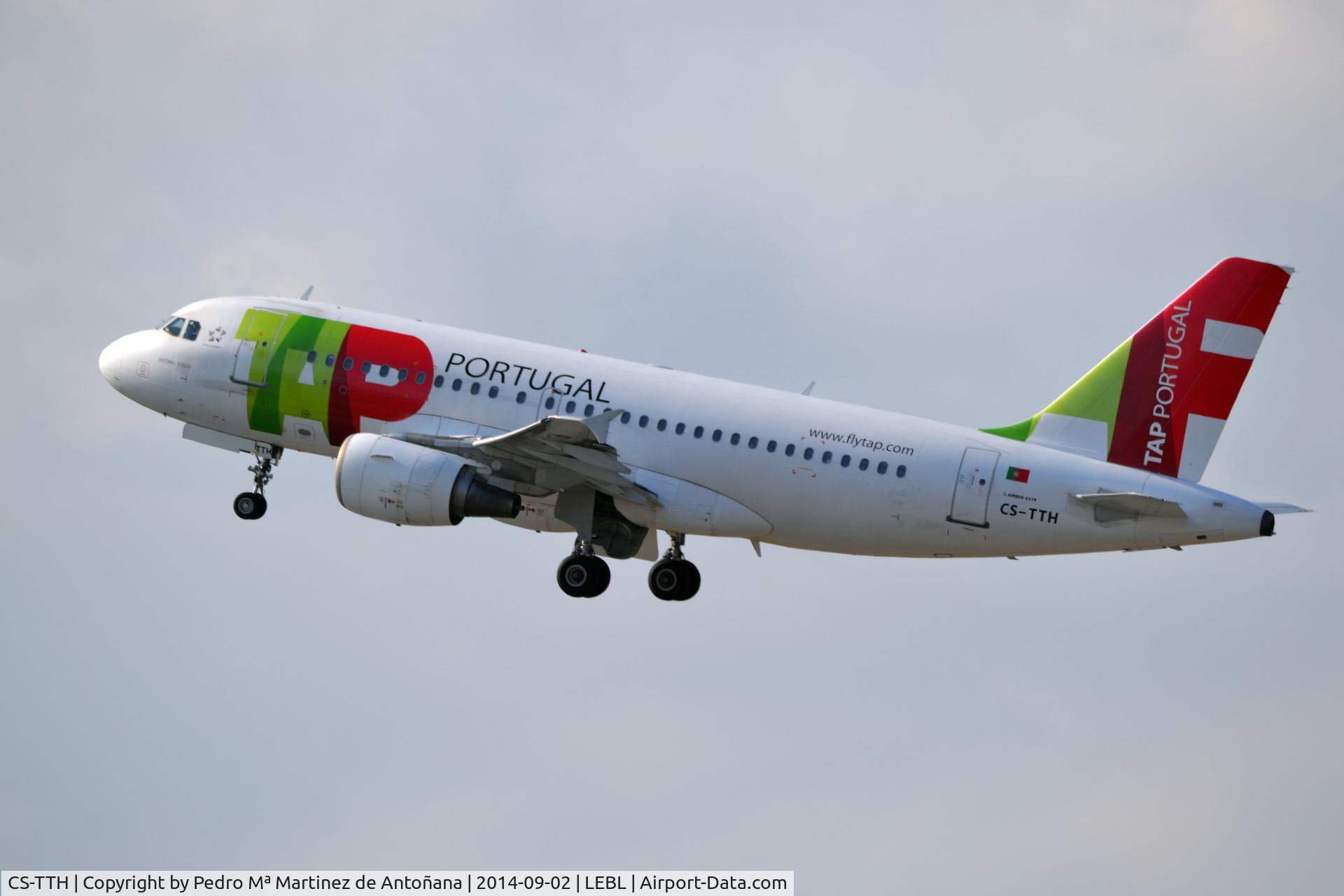 CS-TTH, 1998 Airbus A319-111 C/N 917, El Prat - Barcelona