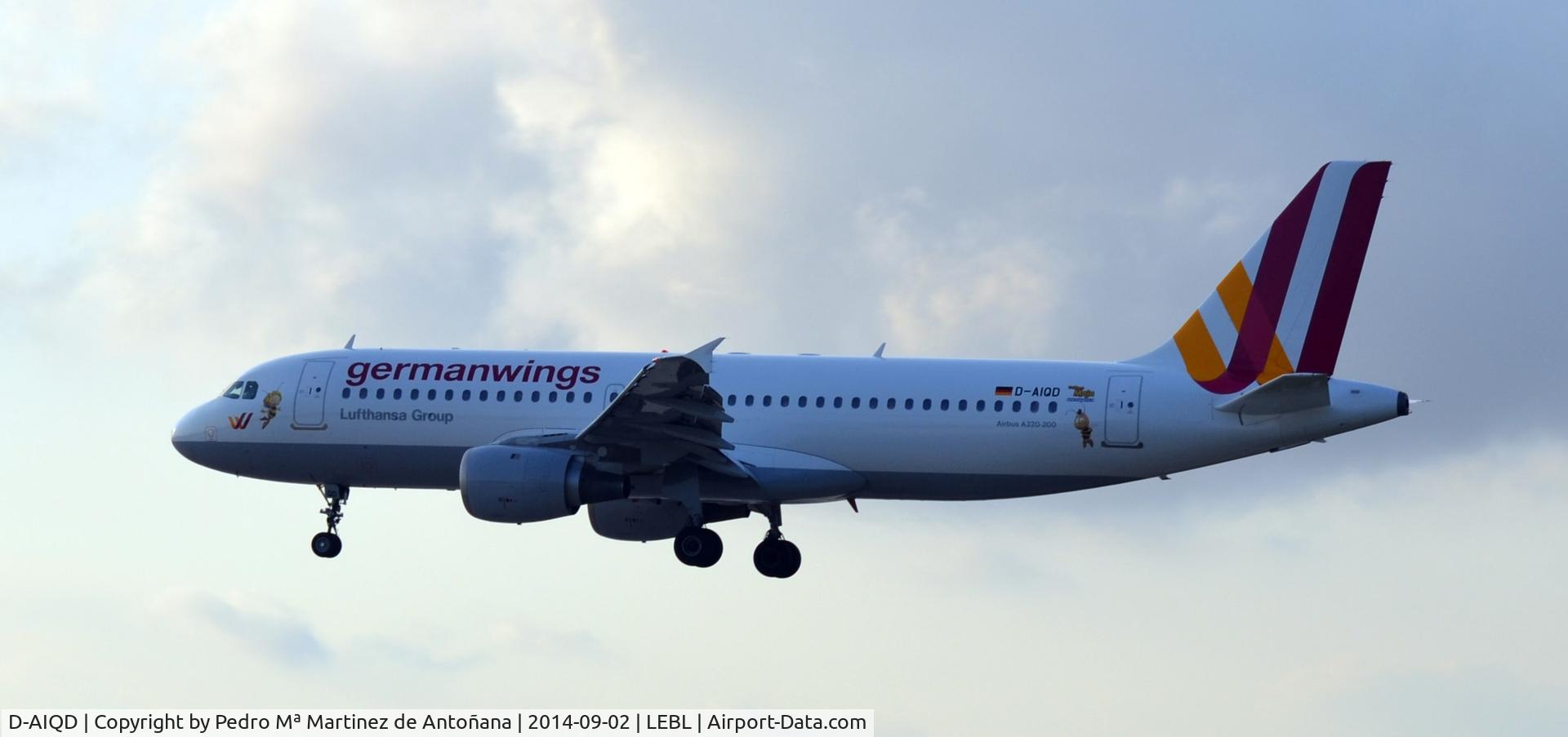 D-AIQD, 1991 Airbus A320-211 C/N 0202, El Prat - Barcelona