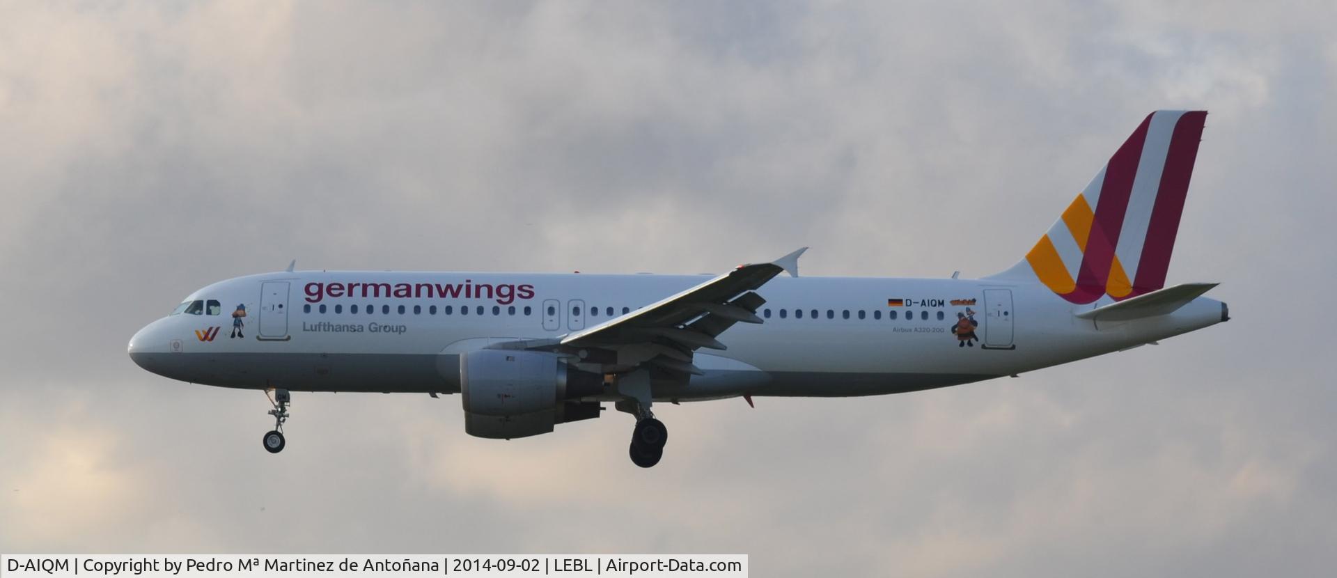 D-AIQM, 1991 Airbus A320-211 C/N 0268, El Prat - Barcelona