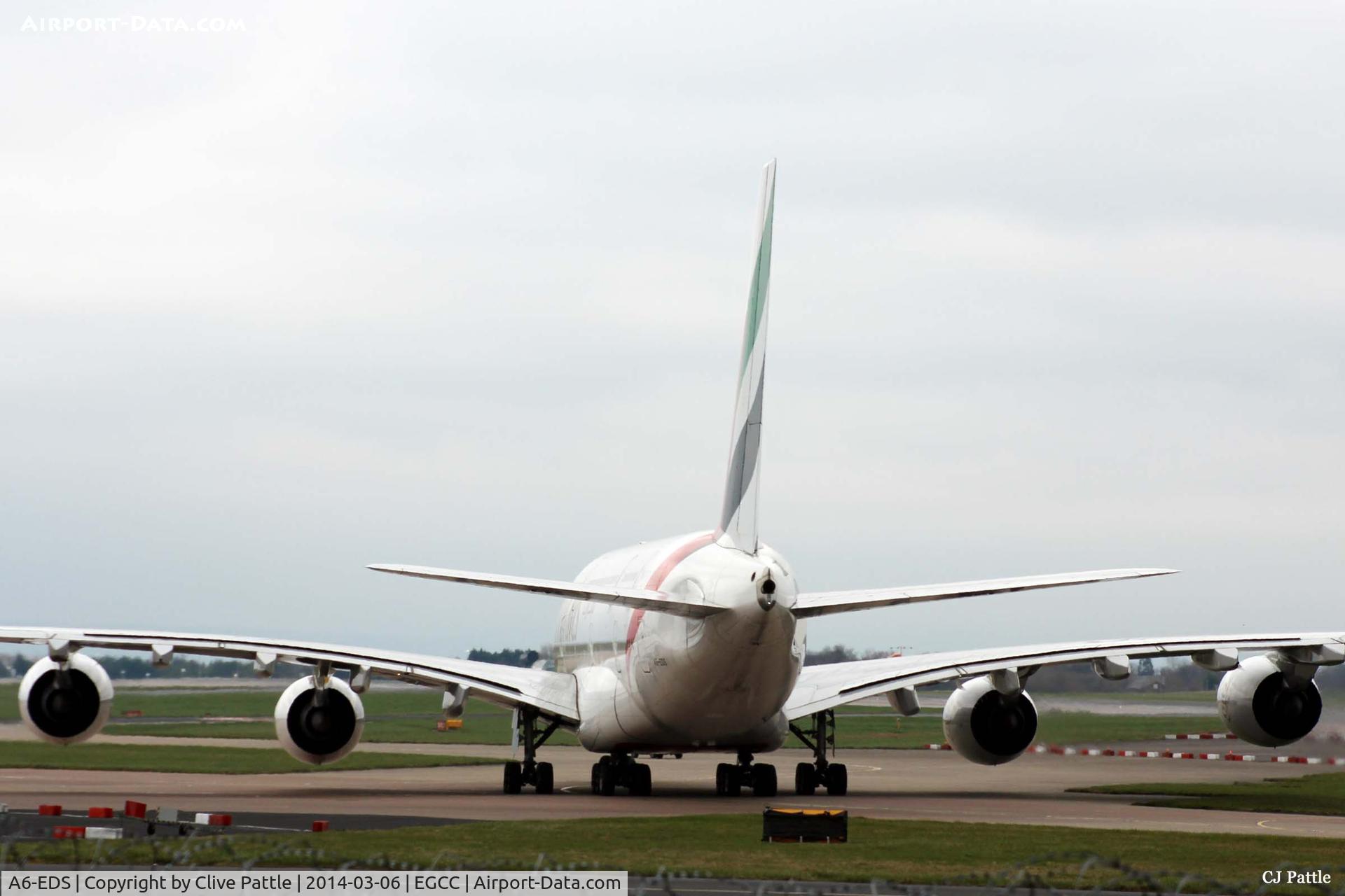 A6-EDS, 2011 Airbus A380-861 C/N 086, Manchester