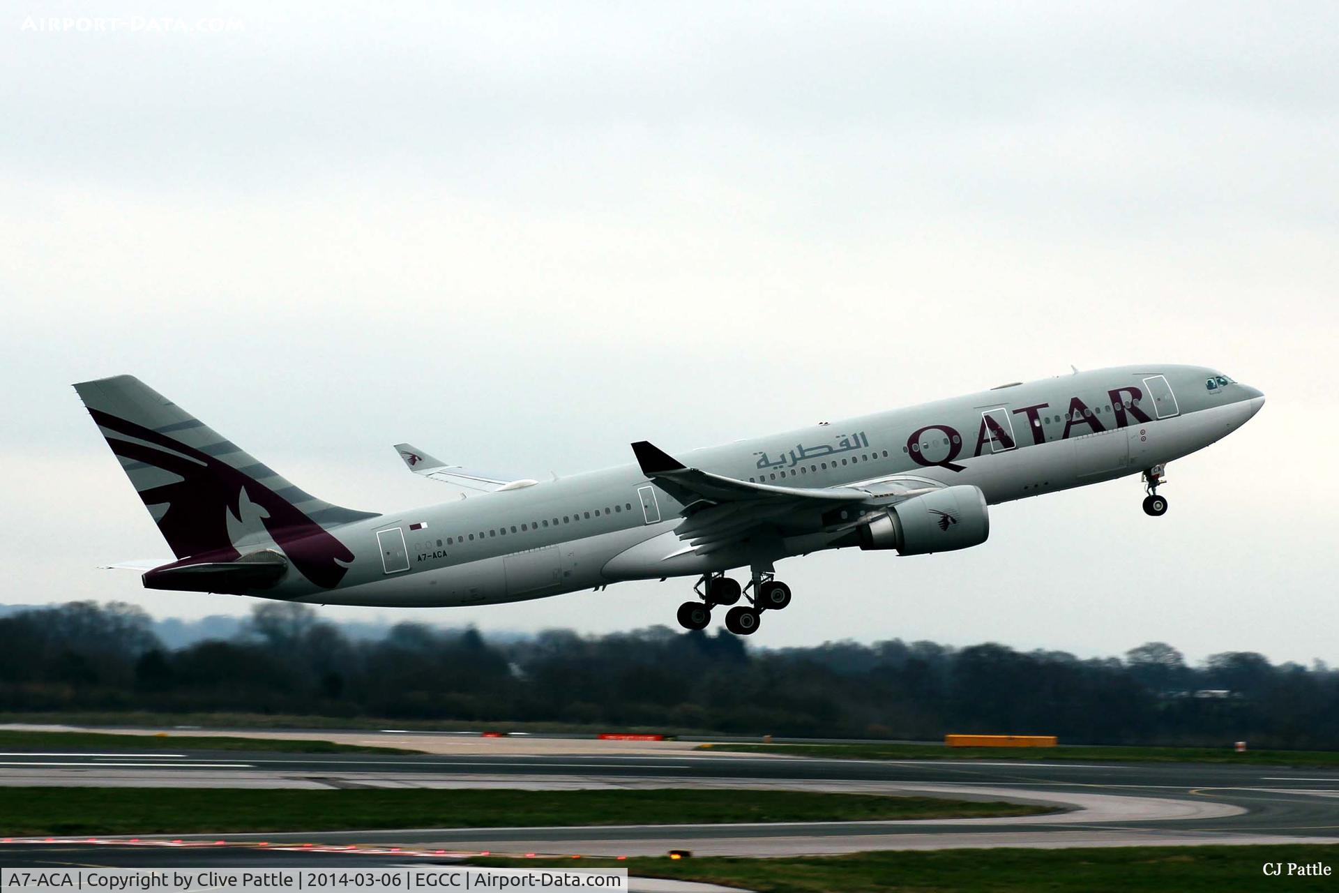 A7-ACA, 2002 Airbus A330-203 C/N 473, Manchester departure