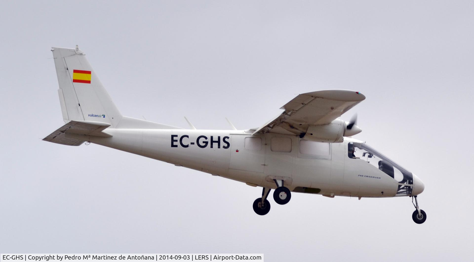 EC-GHS, Vulcanair P-68 Observer C/N 430, Aeropuerto de Reus - tarragona