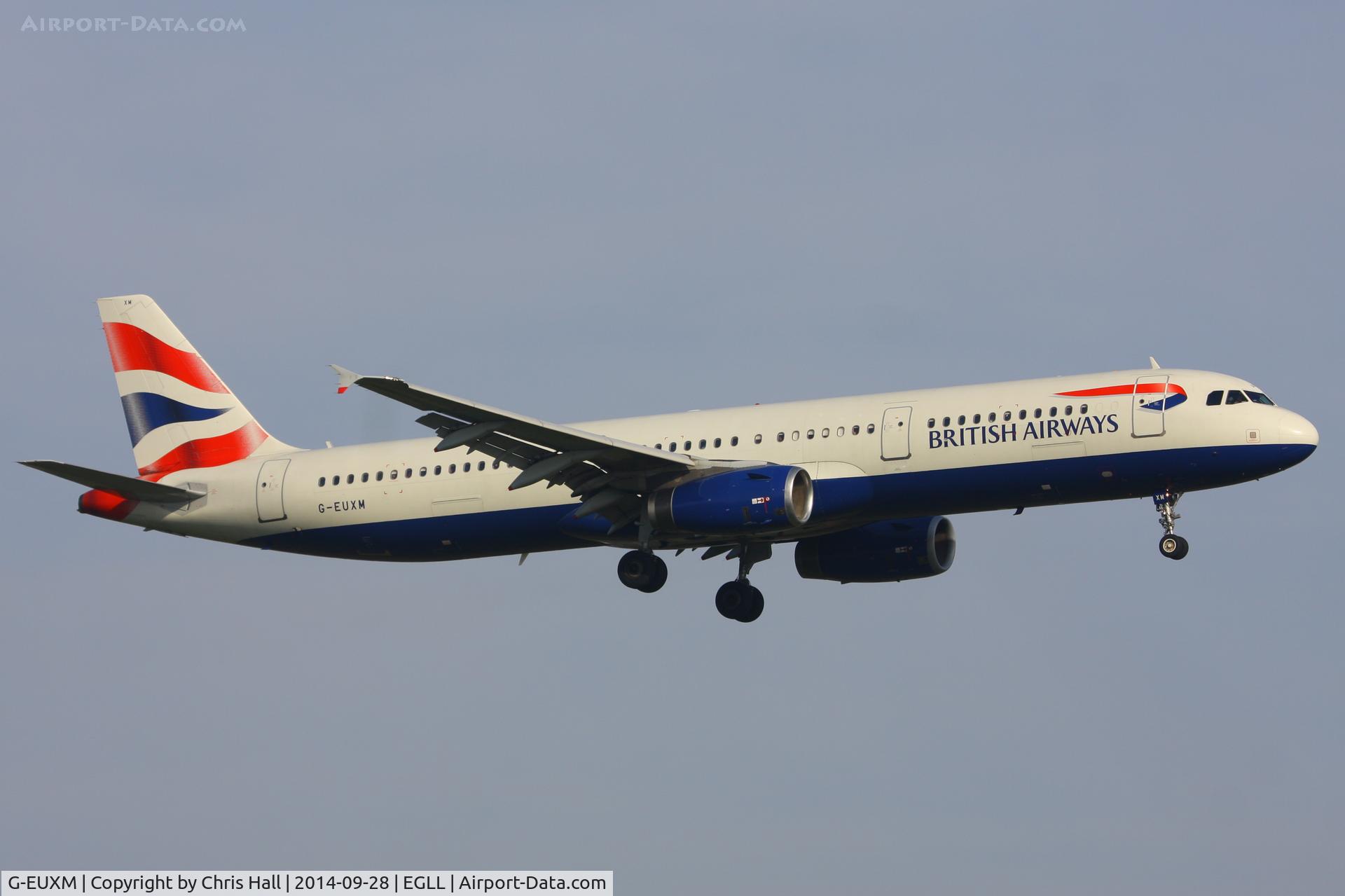 G-EUXM, 2007 Airbus A321-231 C/N 3290, British Airways