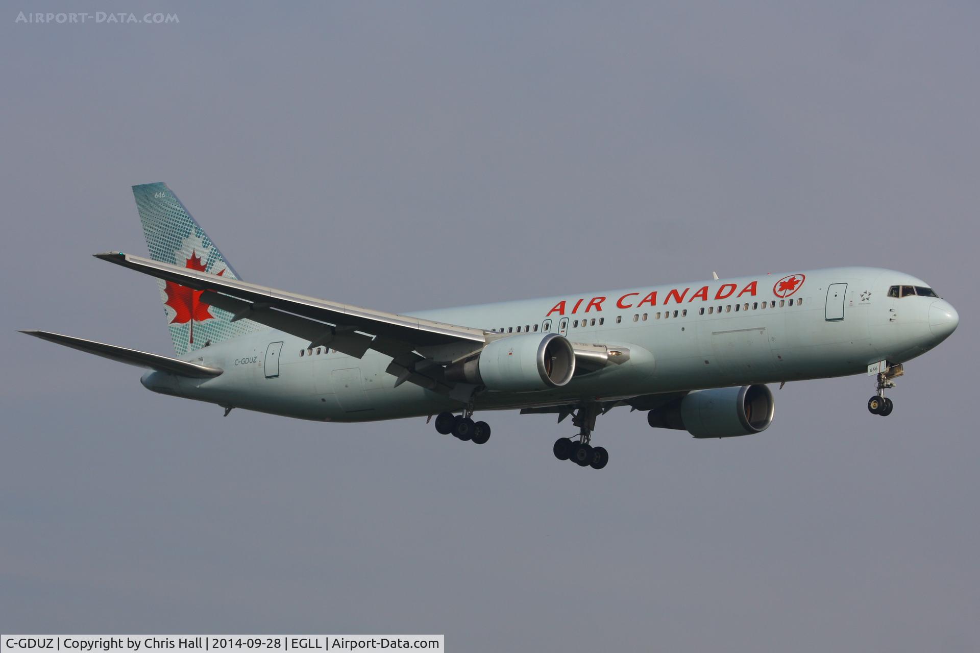 C-GDUZ, 1991 Boeing 767-38E C/N 25347, Air Canada