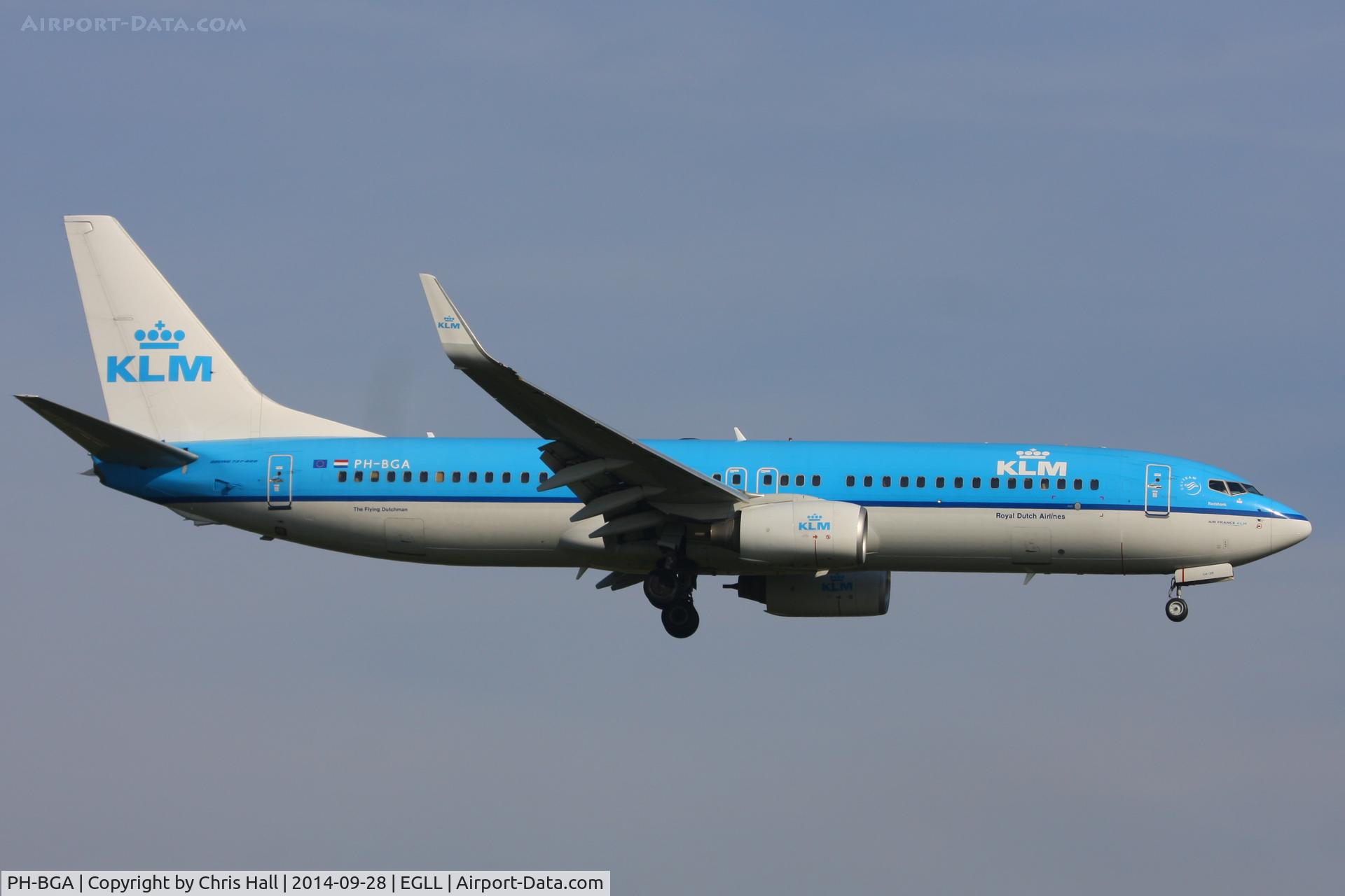 PH-BGA, 2008 Boeing 737-8K2 C/N 37593, KLM Royal Dutch Airlines