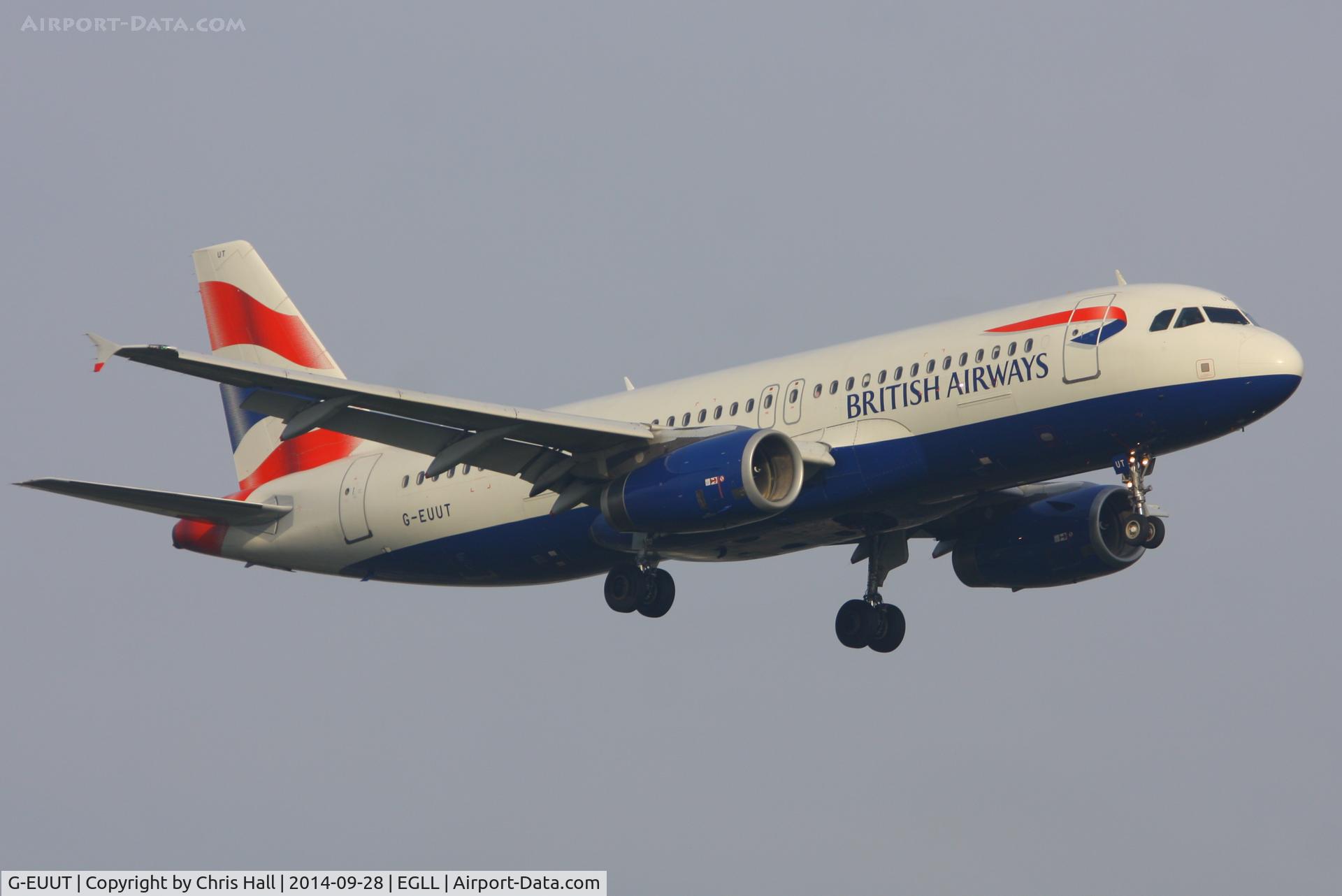 G-EUUT, 2007 Airbus A320-232 C/N 3314, British Airways