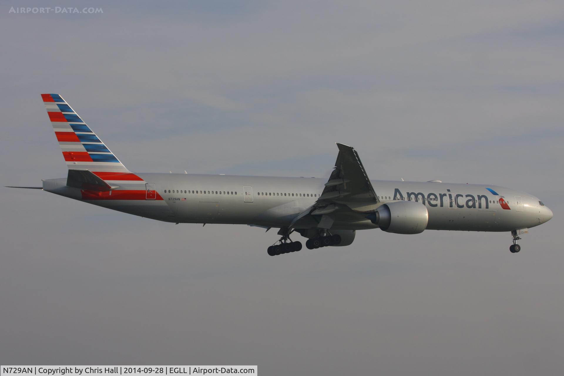 N729AN, 2014 Boeing 777-323/ER C/N 33127, American Airlines