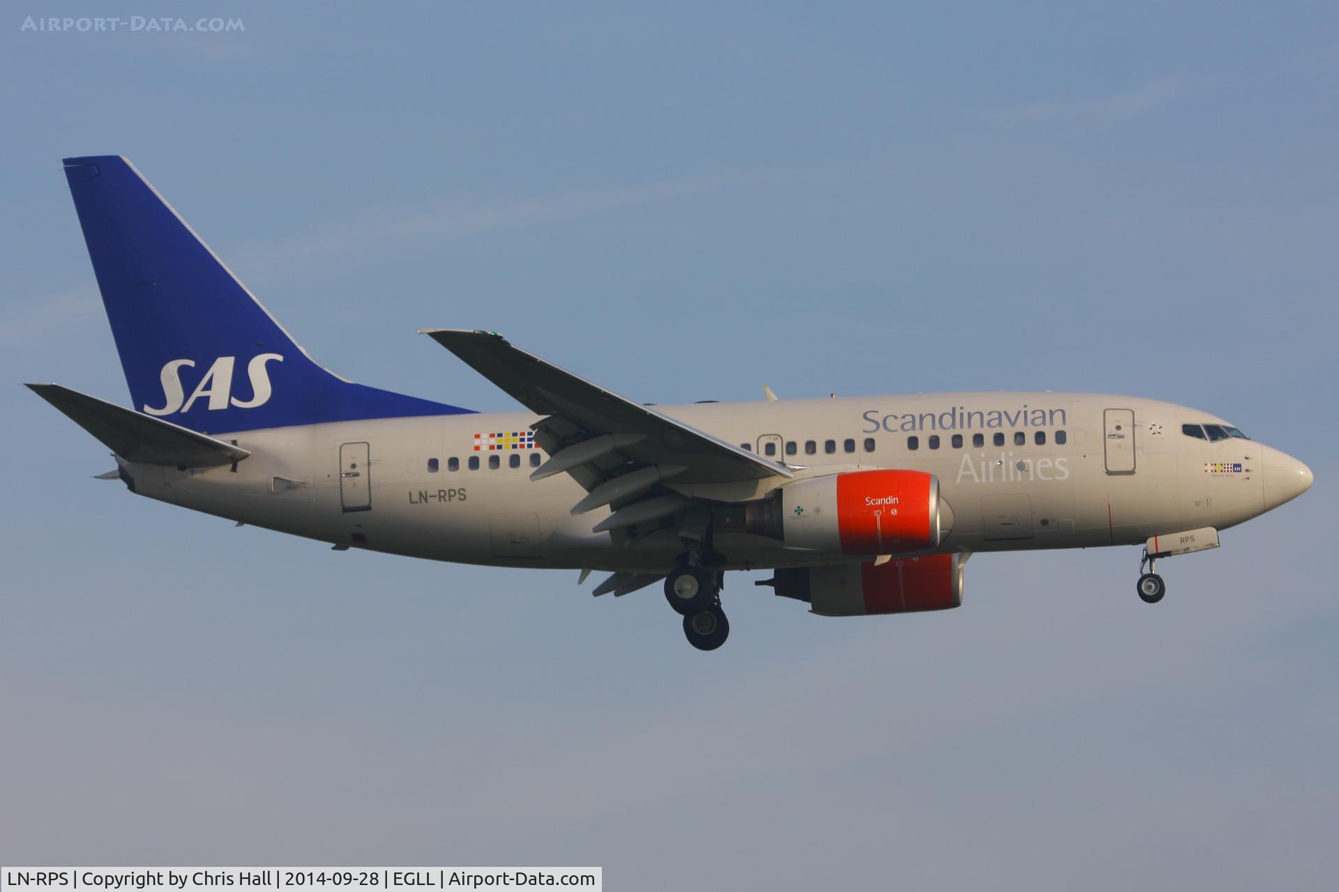 LN-RPS, 1998 Boeing 737-683 C/N 28298, SAS Scandinavian Airlines