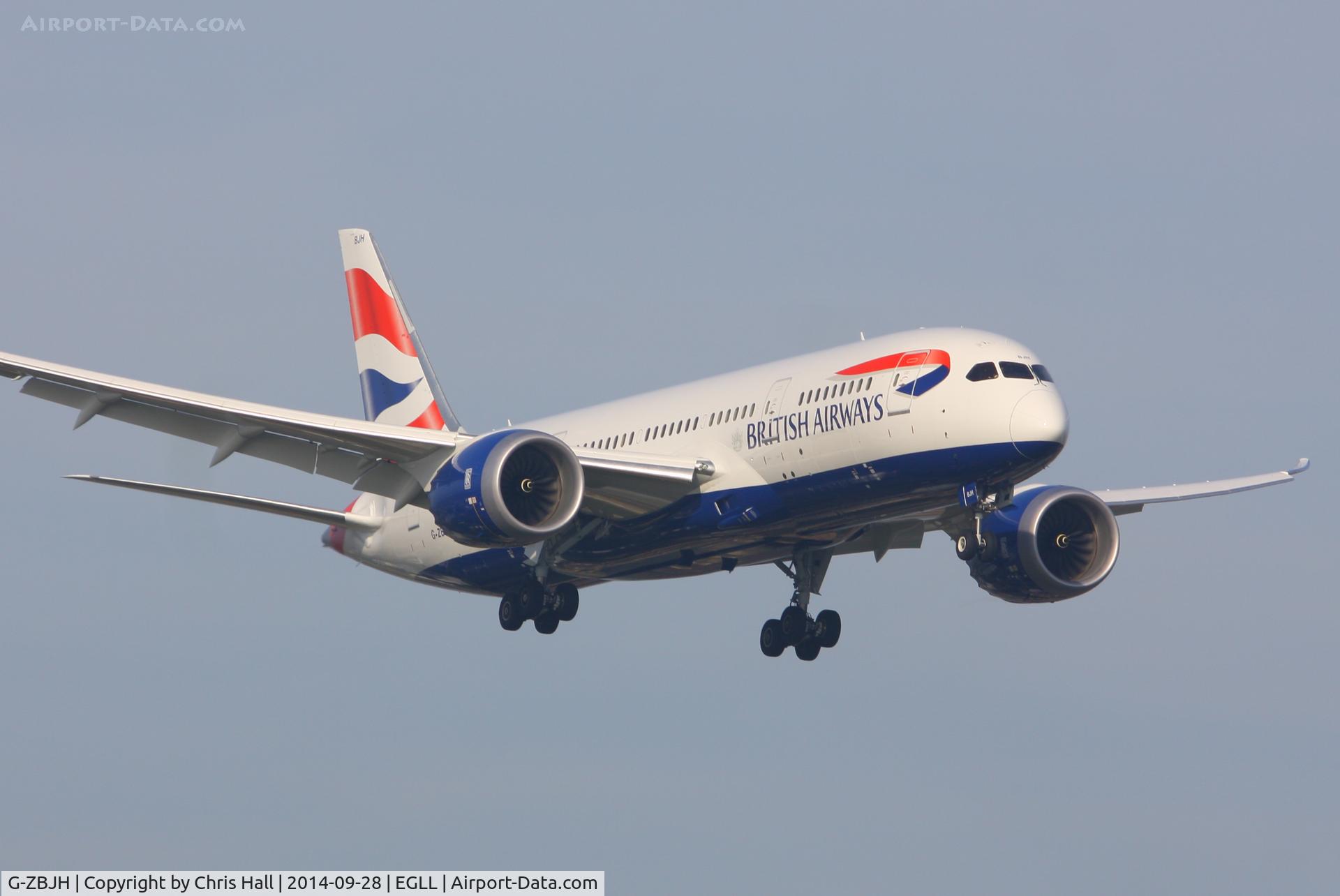 G-ZBJH, 2014 Boeing 787-8 Dreamliner C/N 38615, British Airways