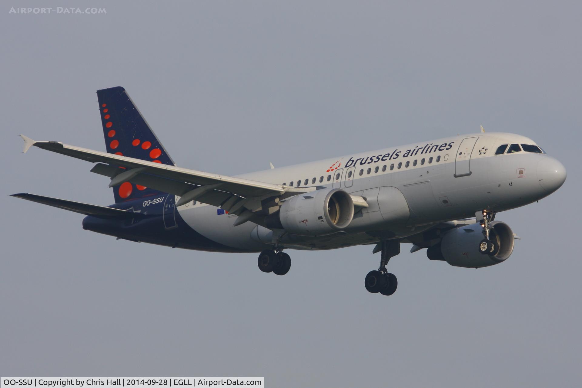 OO-SSU, 2004 Airbus A319-111 C/N 2230, Brussels Airlines