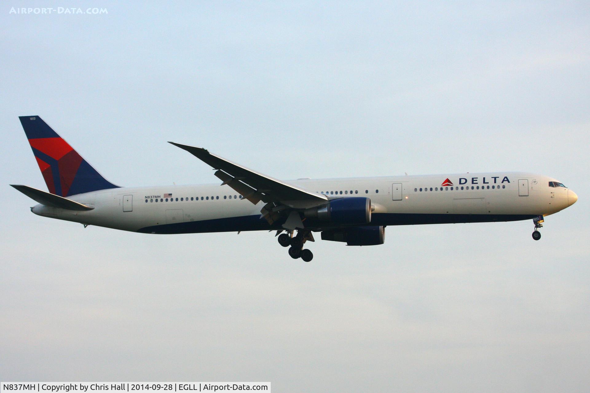 N837MH, 2000 Boeing 767-432/ER C/N 29710, Delta