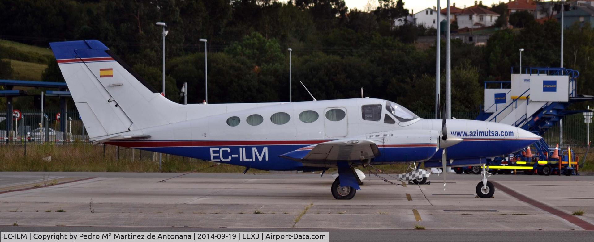 EC-ILM, 1976 Cessna 421C Golden Eagle C/N 421C-0045, Aeropuerto de Santander - Parayas