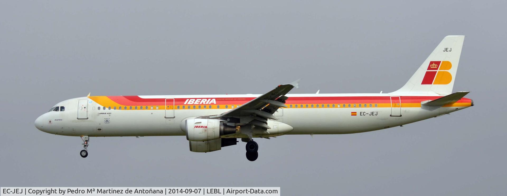 EC-JEJ, 2005 Airbus A321-211 C/N 2381, El Prat - Barcelona