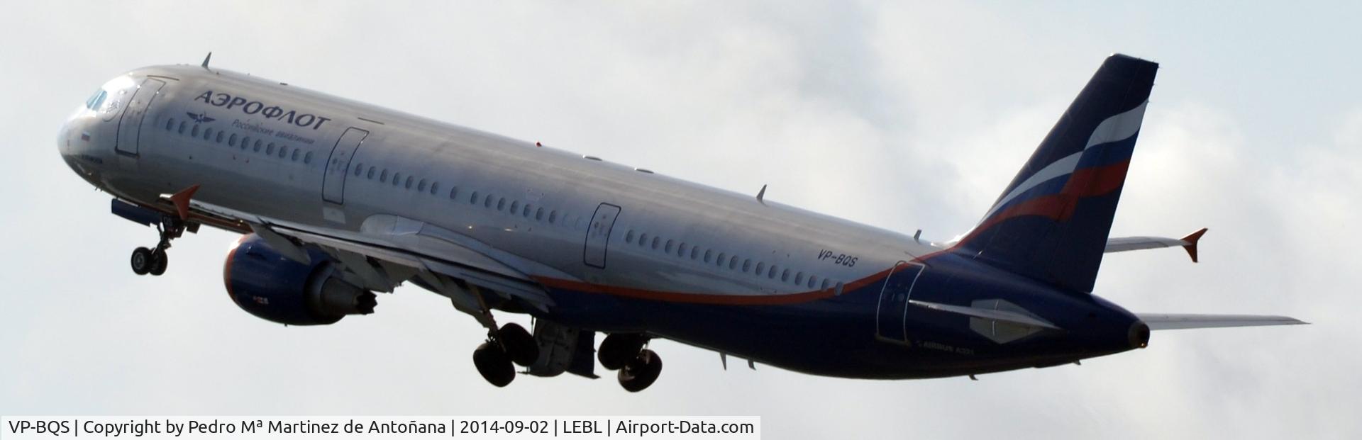 VP-BQS, 2006 Airbus A321-211 C/N 2912, El Prat - Barcelona