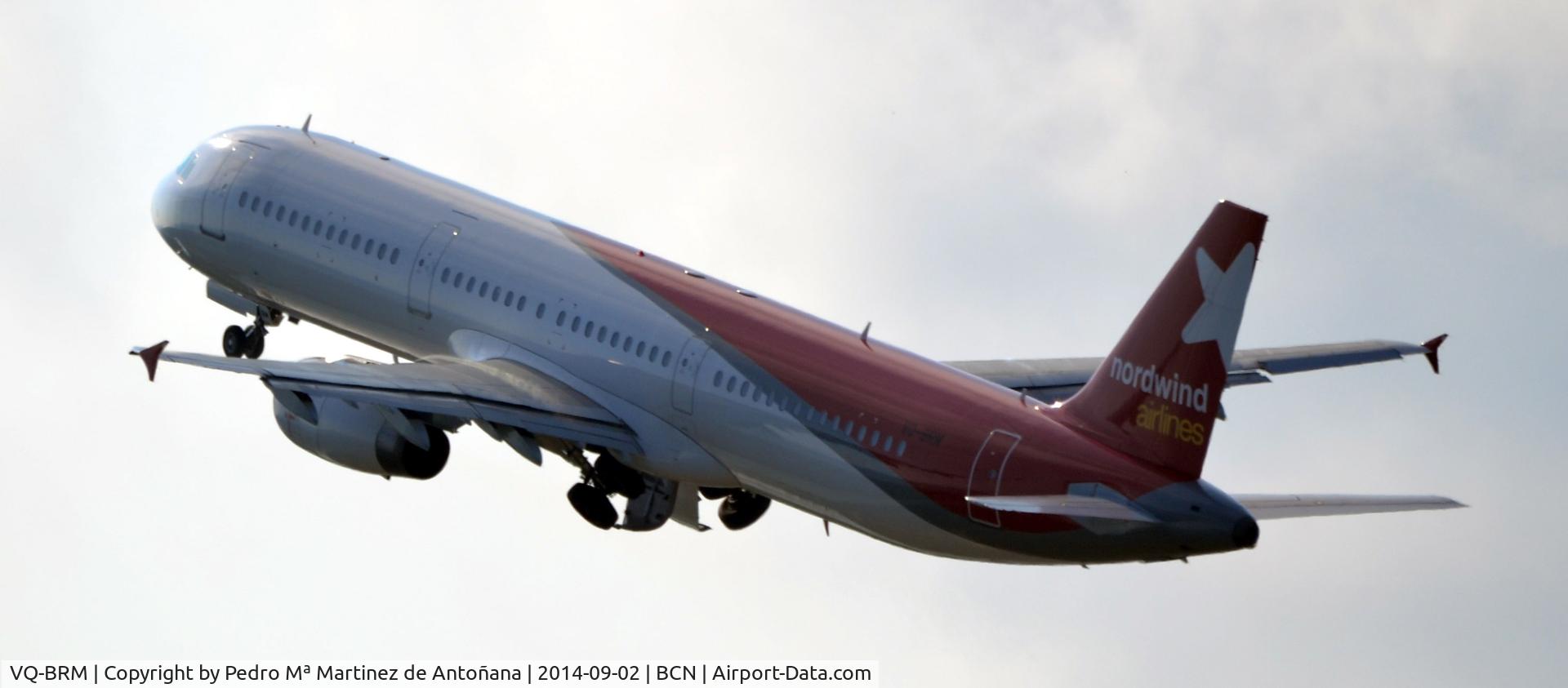 VQ-BRM, 2000 Airbus A321-231 C/N 1276, El Prat - Barcelona