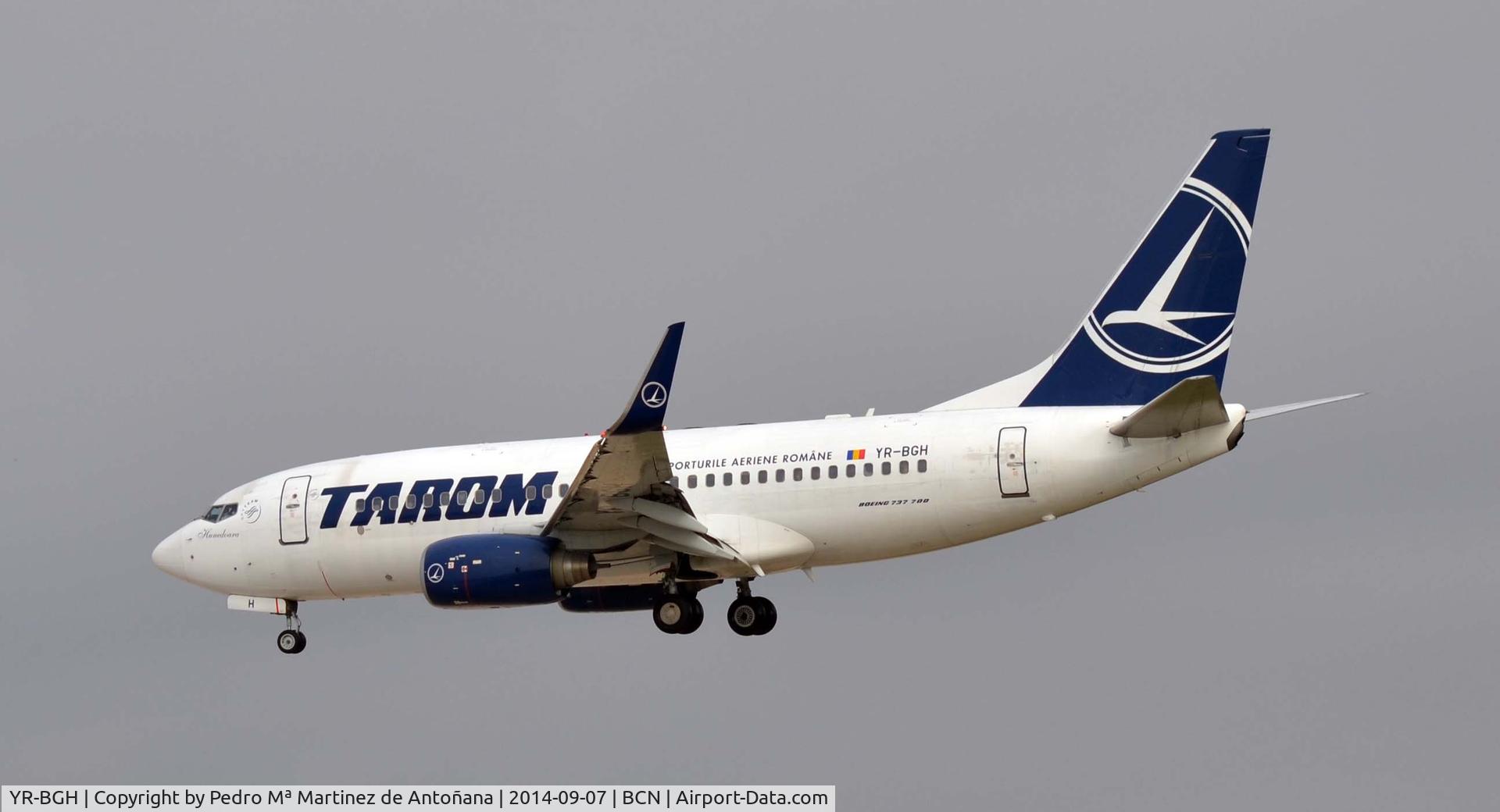 YR-BGH, 2003 Boeing 737-78J C/N 28438, El Prat - Barcelona