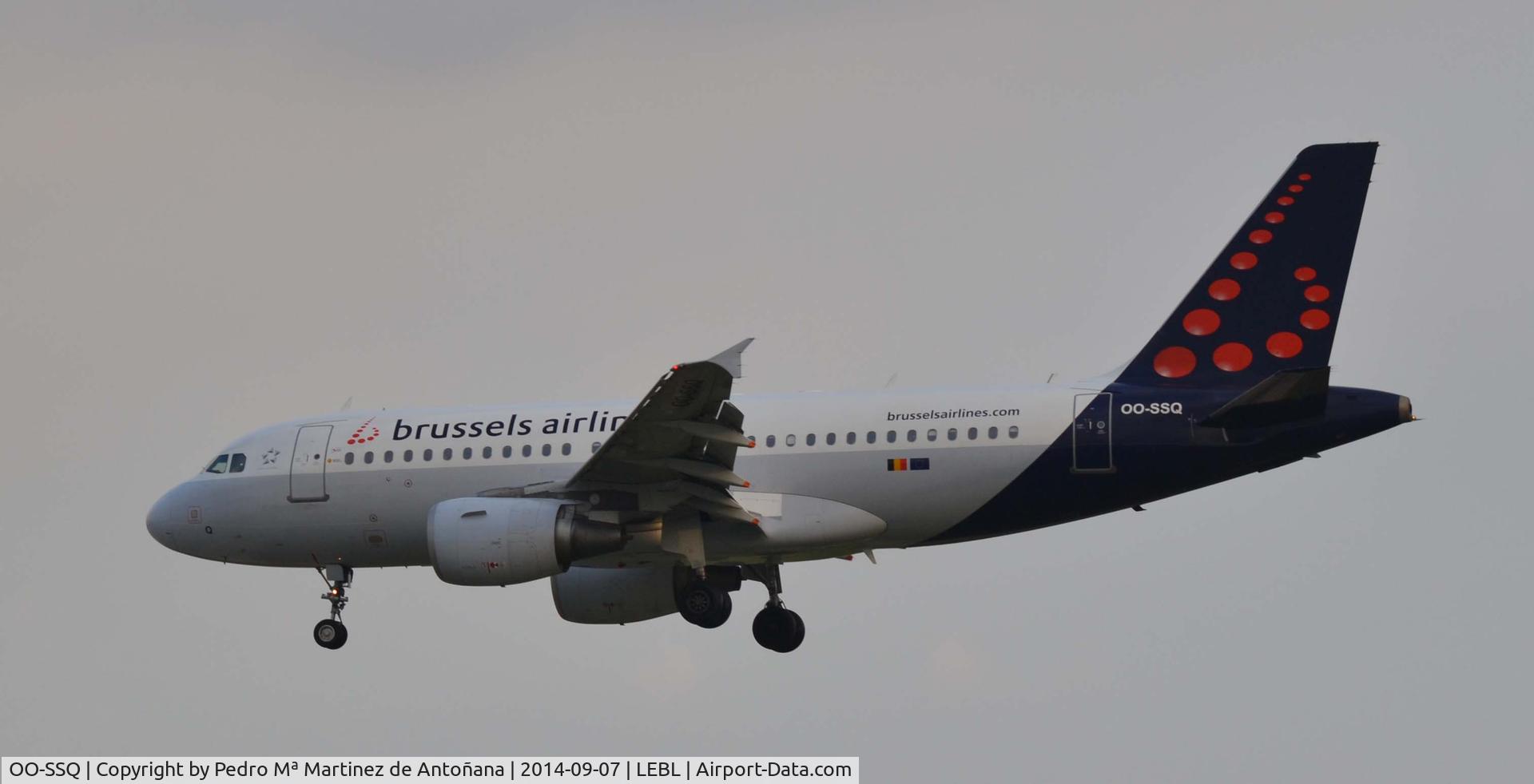 OO-SSQ, 2009 Airbus A319-112 C/N 3790, El Prat - Barcelona