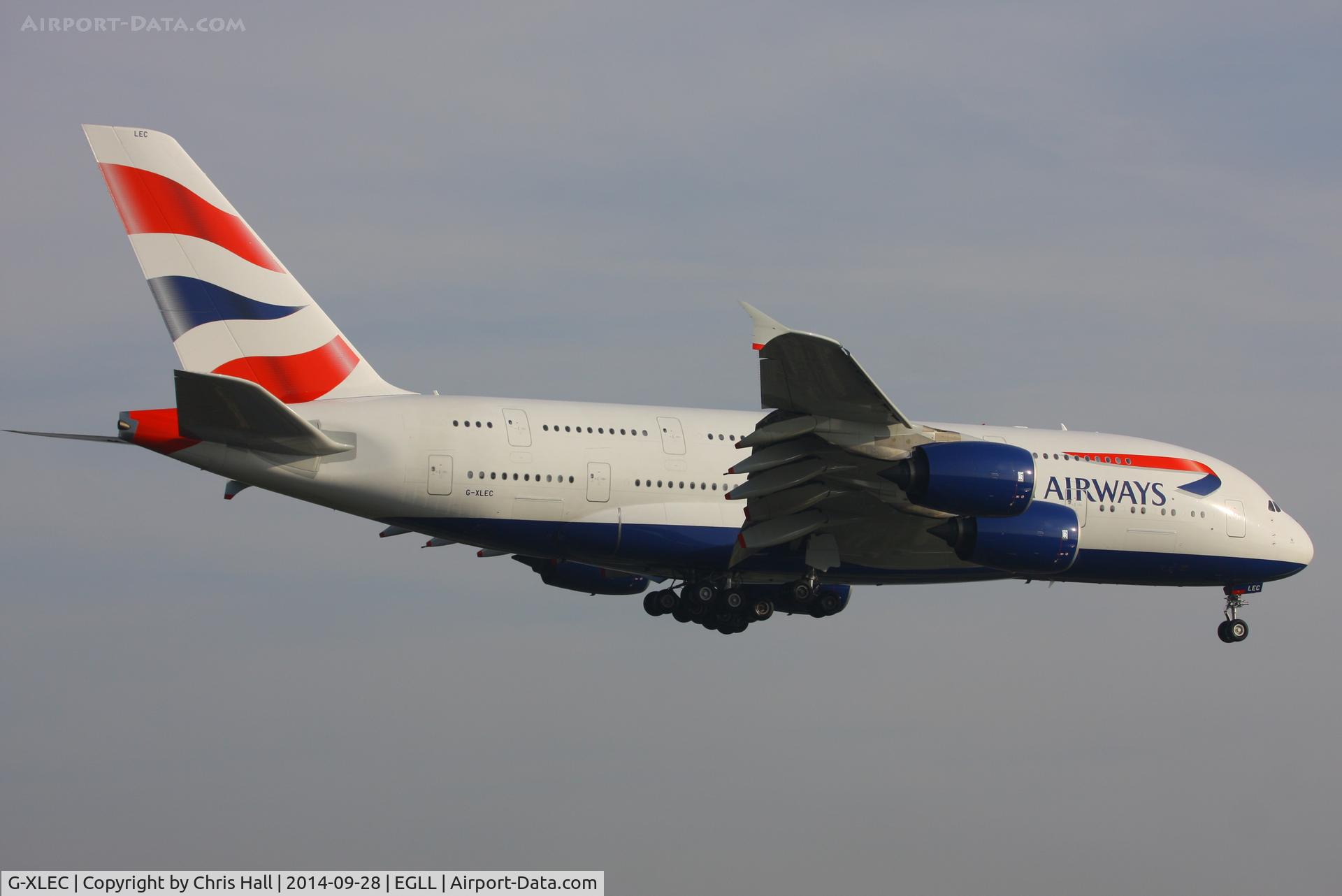 G-XLEC, 2013 Airbus A380-841 C/N 124, British Airways