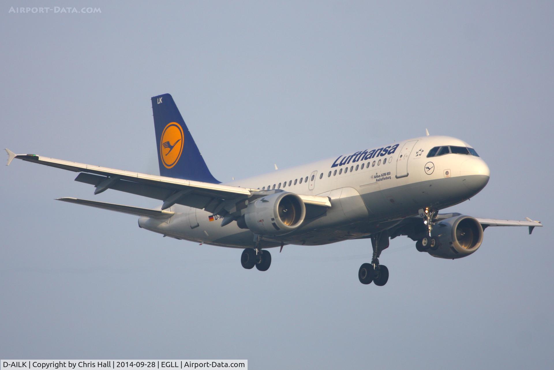 D-AILK, 1997 Airbus A319-114 C/N 679, Lufthansa