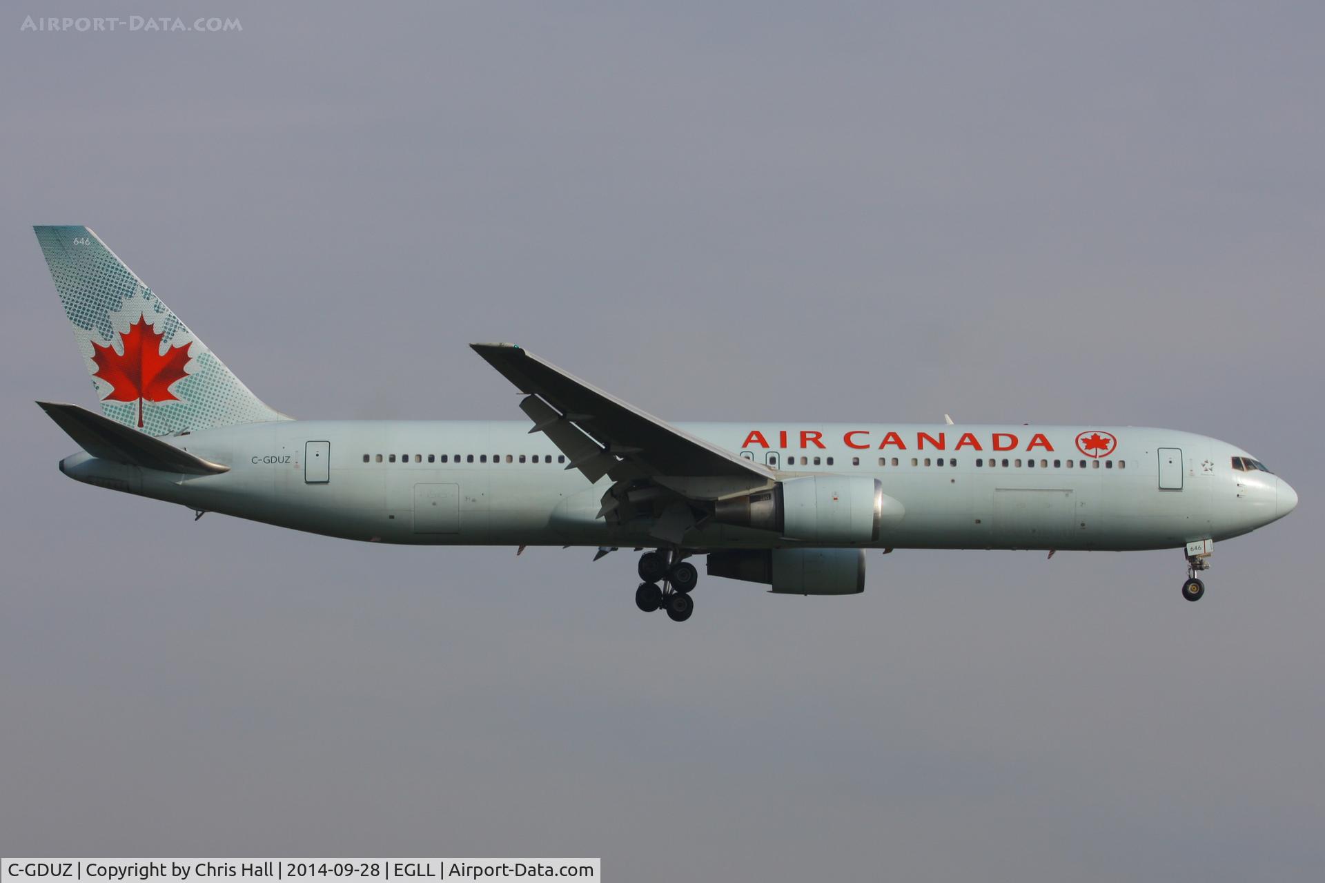 C-GDUZ, 1991 Boeing 767-38E C/N 25347, Air Canada