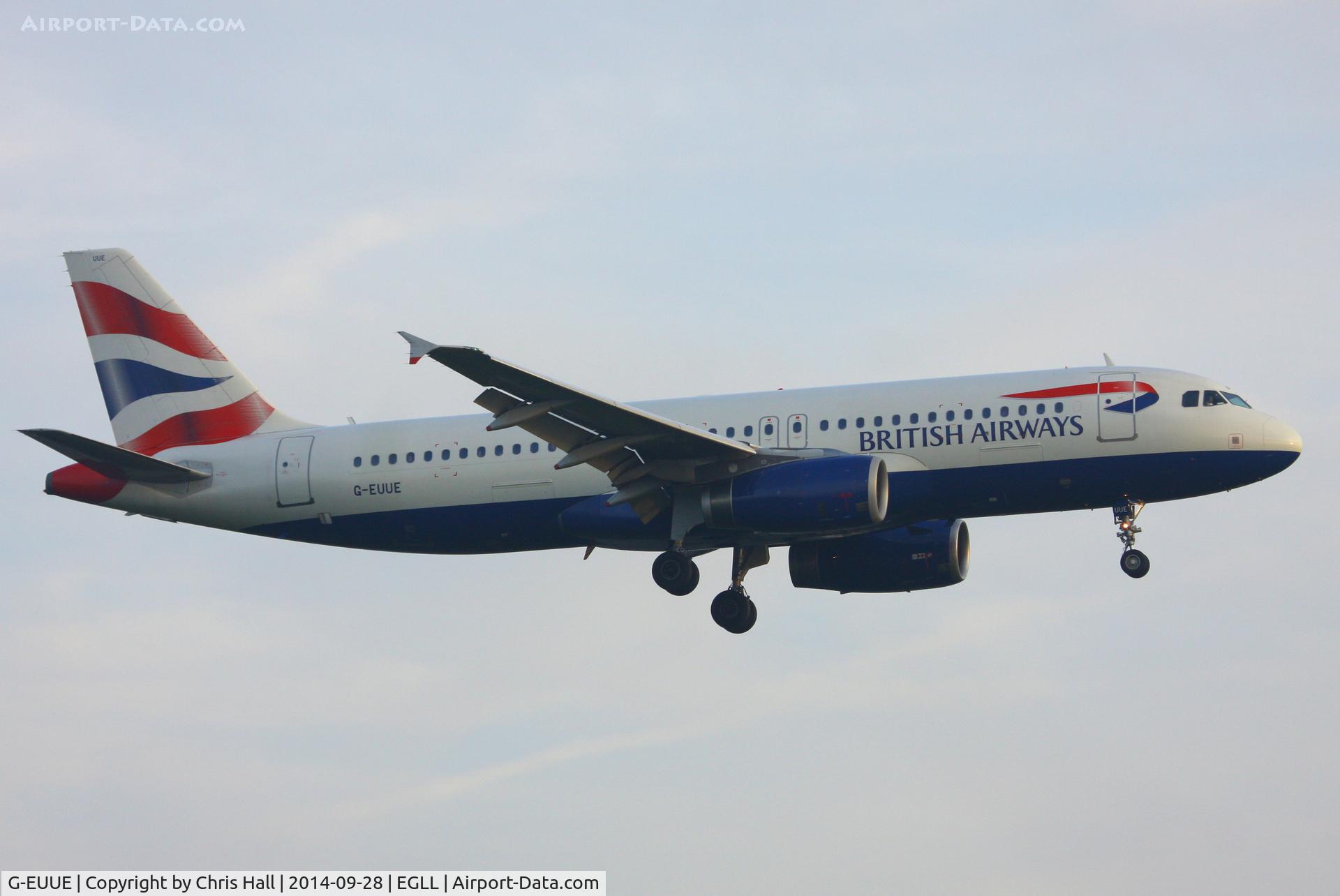G-EUUE, 2002 Airbus A320-232 C/N 1782, British Airways