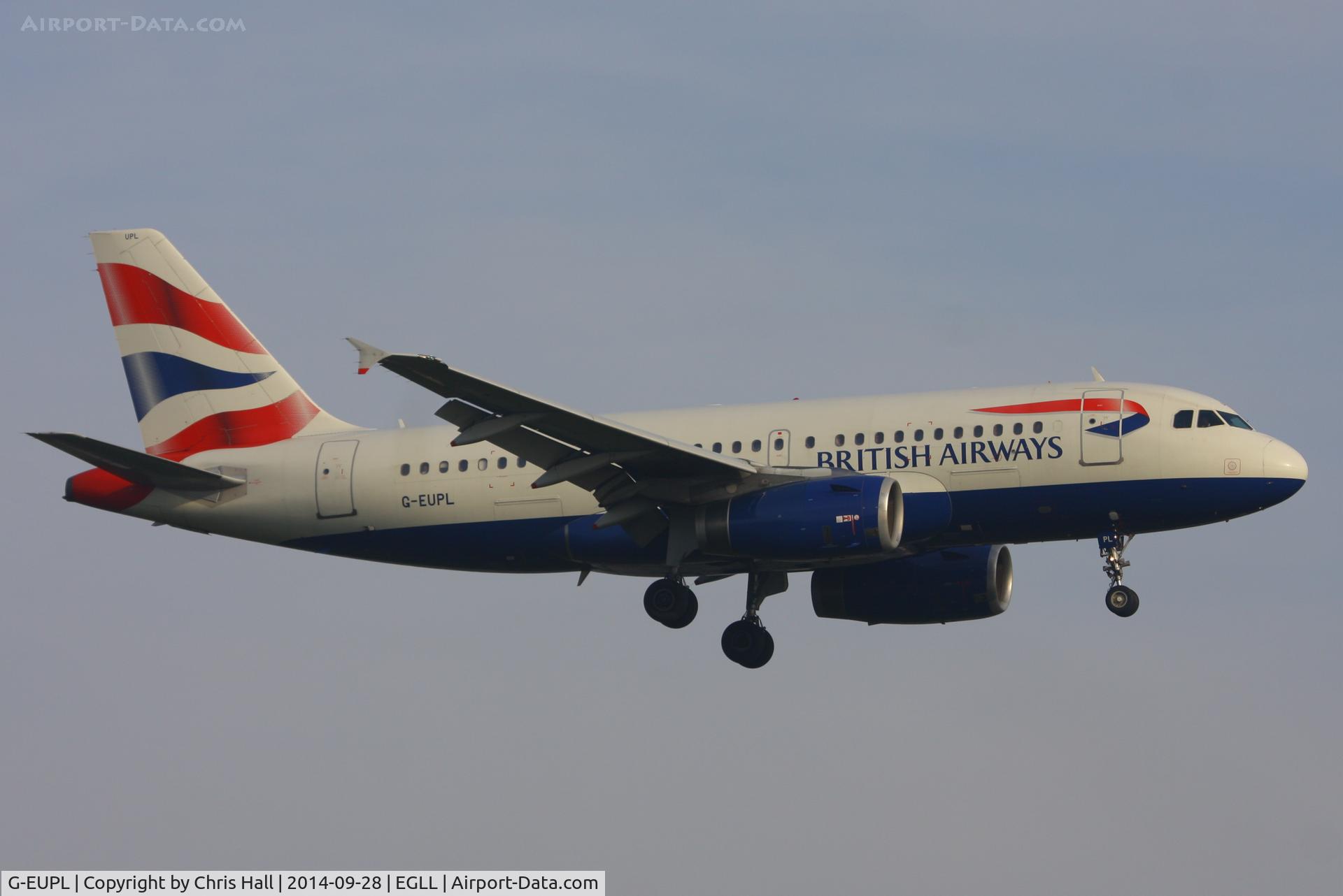 G-EUPL, 2000 Airbus A319-131 C/N 1239, British Airways