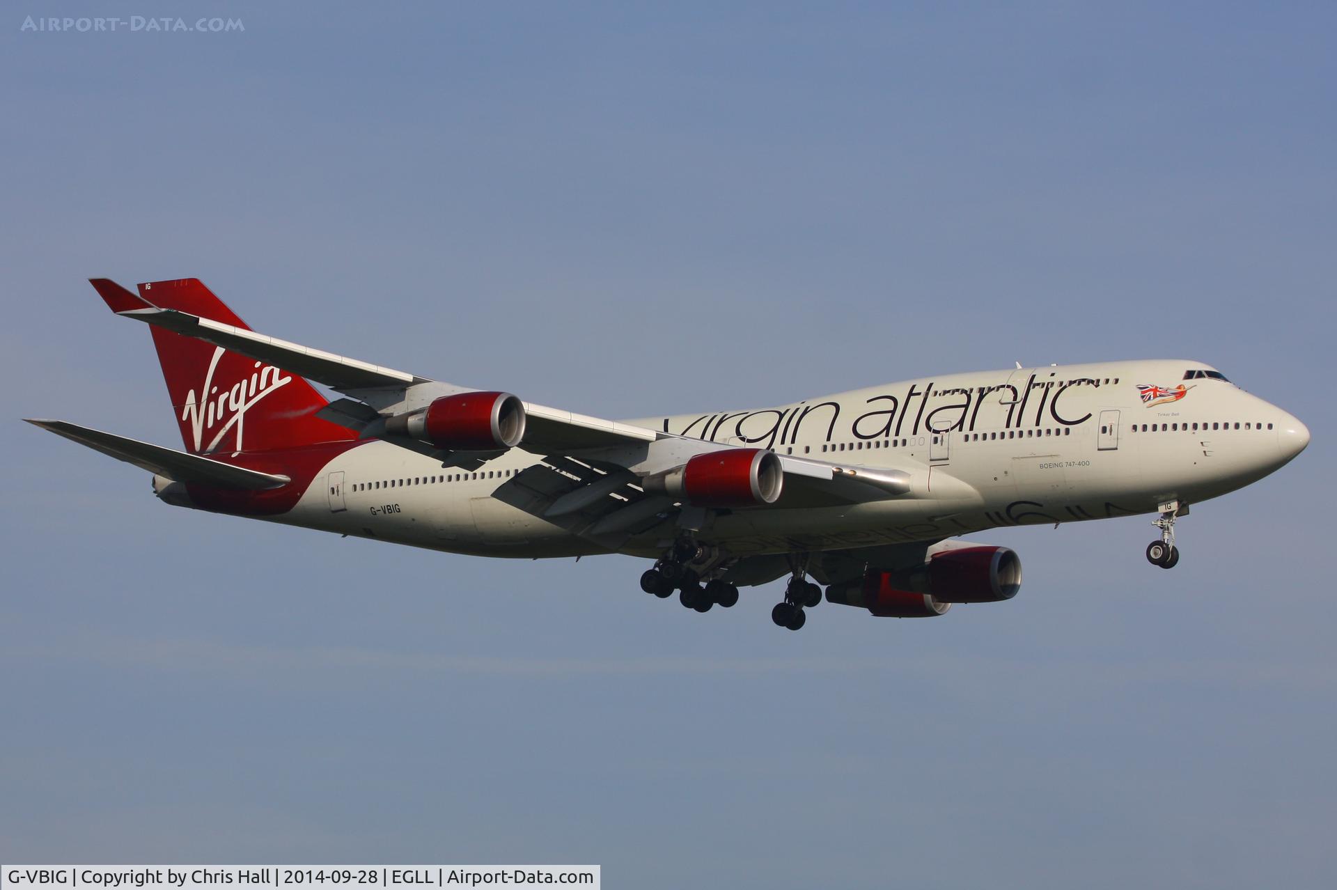 G-VBIG, 1996 Boeing 747-4Q8 C/N 26255, Virgin Atlantic